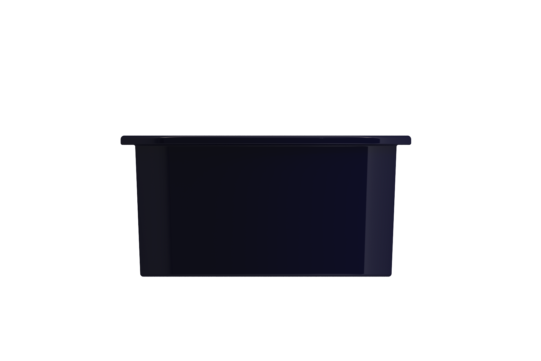 BOCCHI Sotto 18.5" Round Fireclay Undermount Single Bowl Bar Sink with Protective Bottom Grid and Strainer, Sapphire Blue, 1361-010-0120