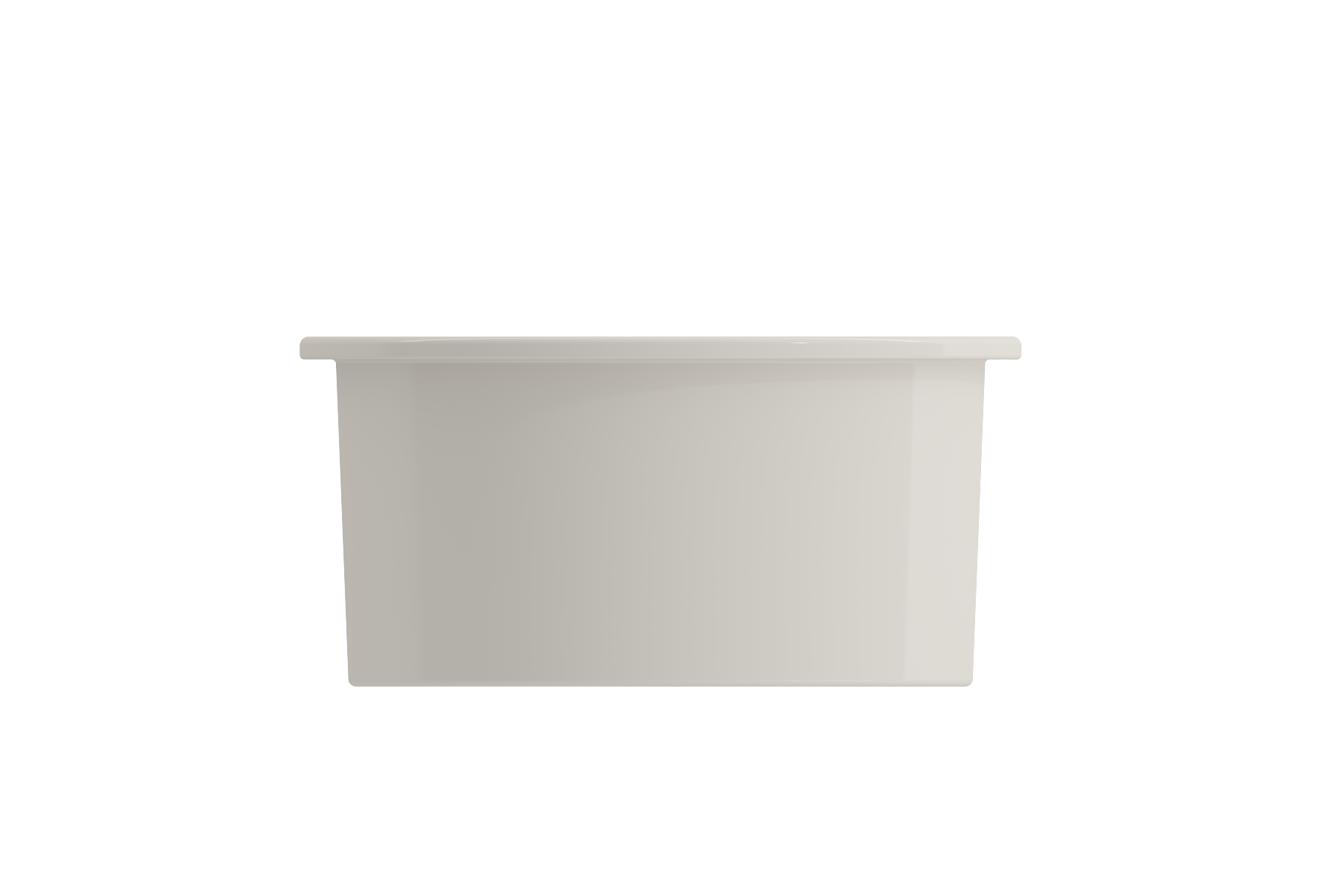 BOCCHI Sotto 18.5" Round Fireclay Undermount Single Bowl Bar Sink with Protective Bottom Grid and Strainer, Biscuit, 1361-014-0120