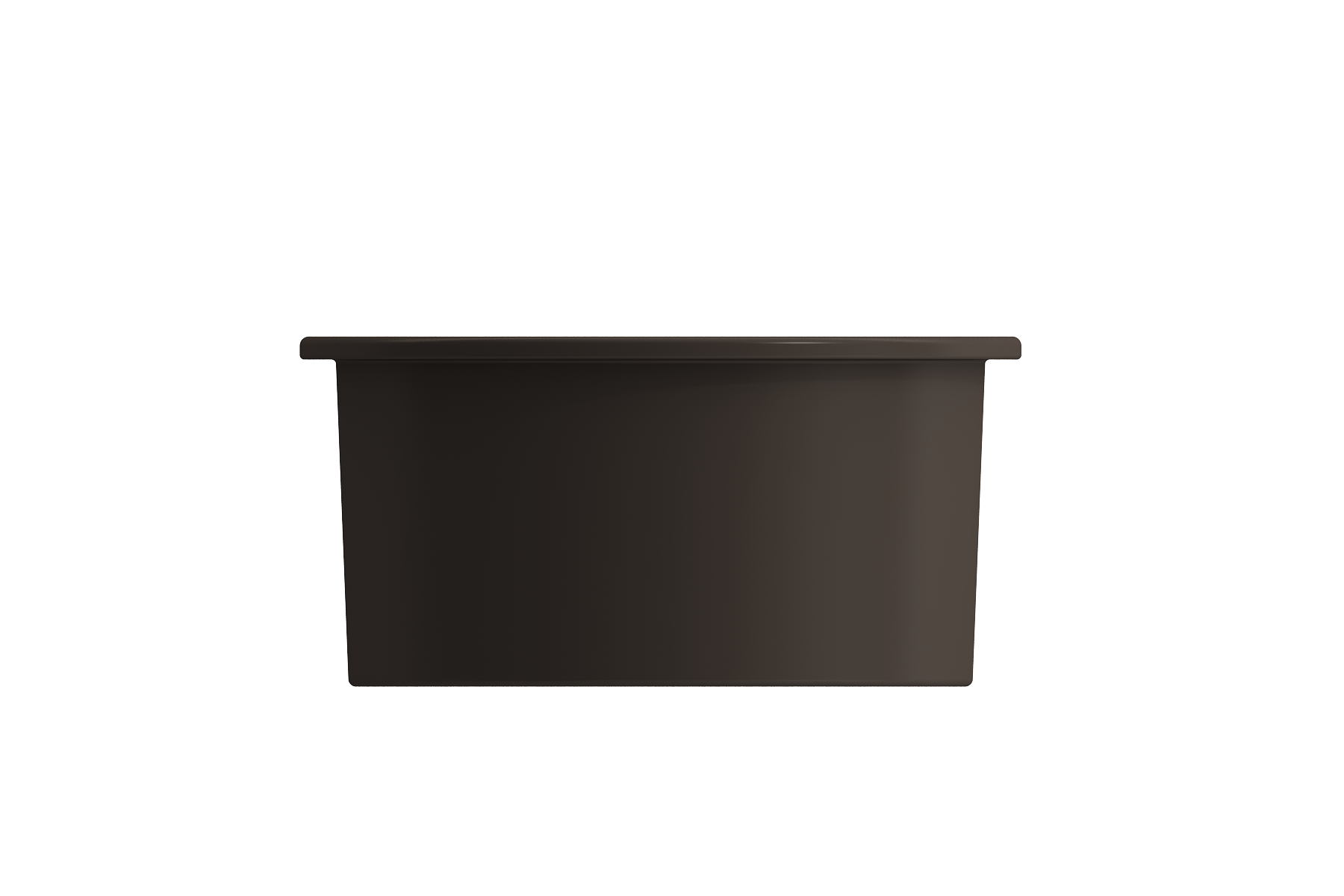 BOCCHI Sotto 18.5" Round Fireclay Undermount Single Bowl Bar Sink with Protective Bottom Grid and Strainer, Matte Brown, 1361-025-0120