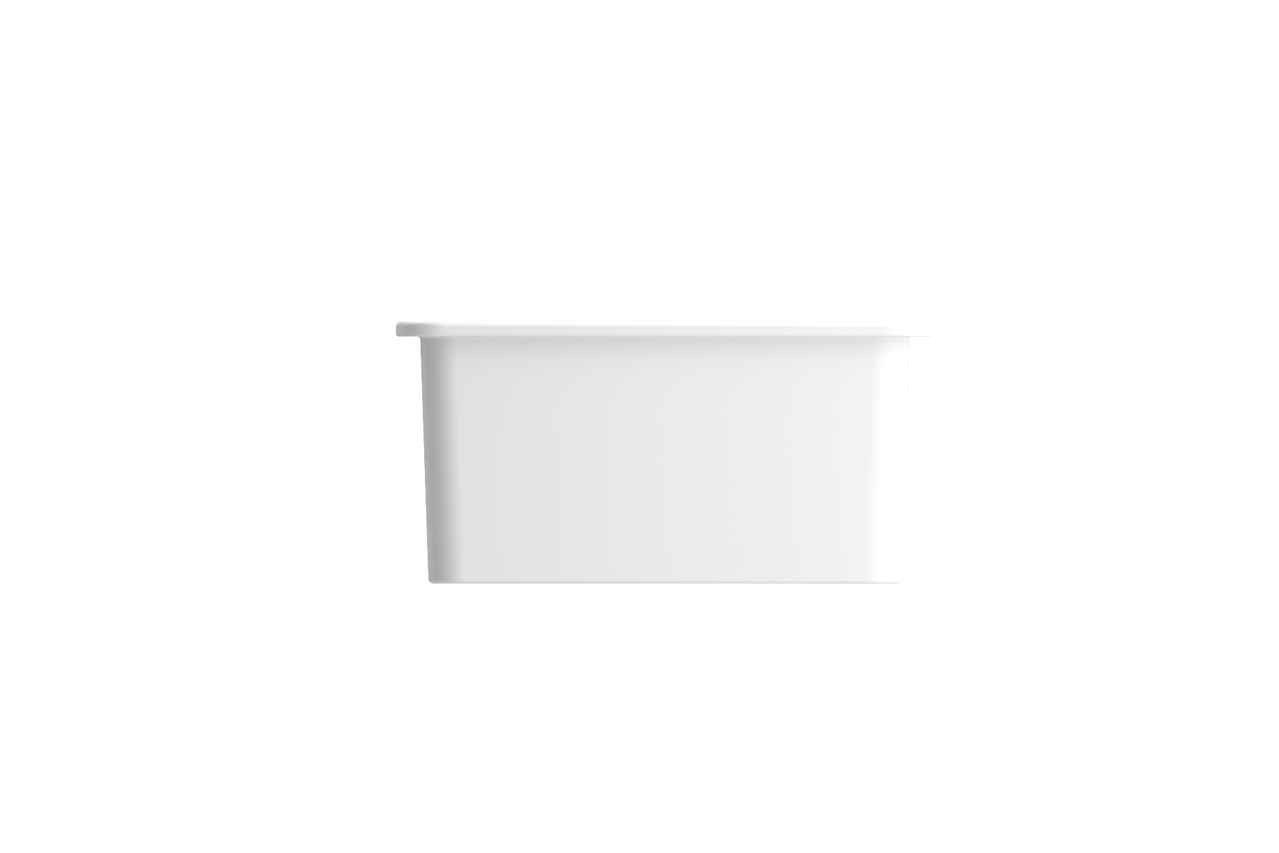 BOCCHI Sotto 32" Fireclay Undermount Single Bowl Kitchen Sink, Matte White, 1362-002-0120