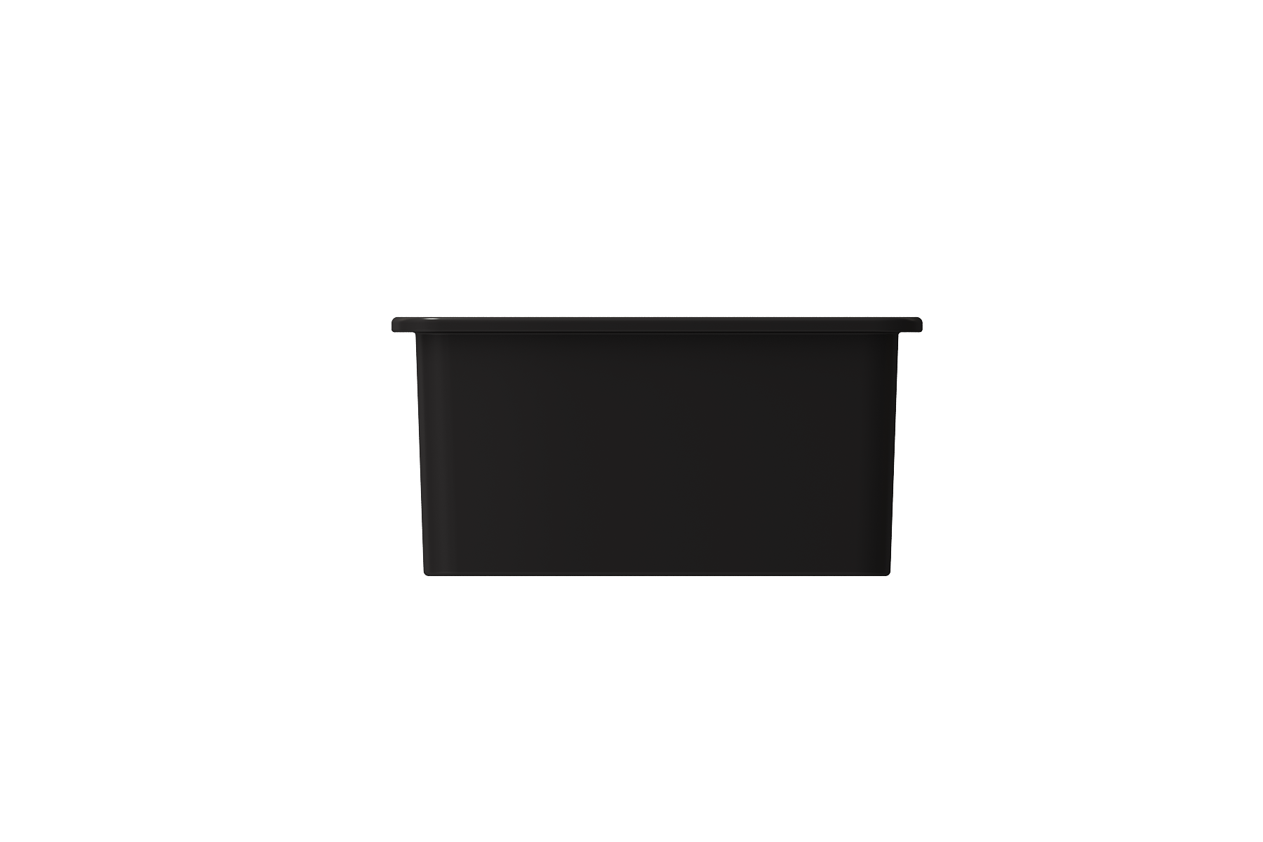 BOCCHI Sotto 32" Fireclay Undermount Single Bowl Kitchen Sink, Matte Black, 1362-004-0120