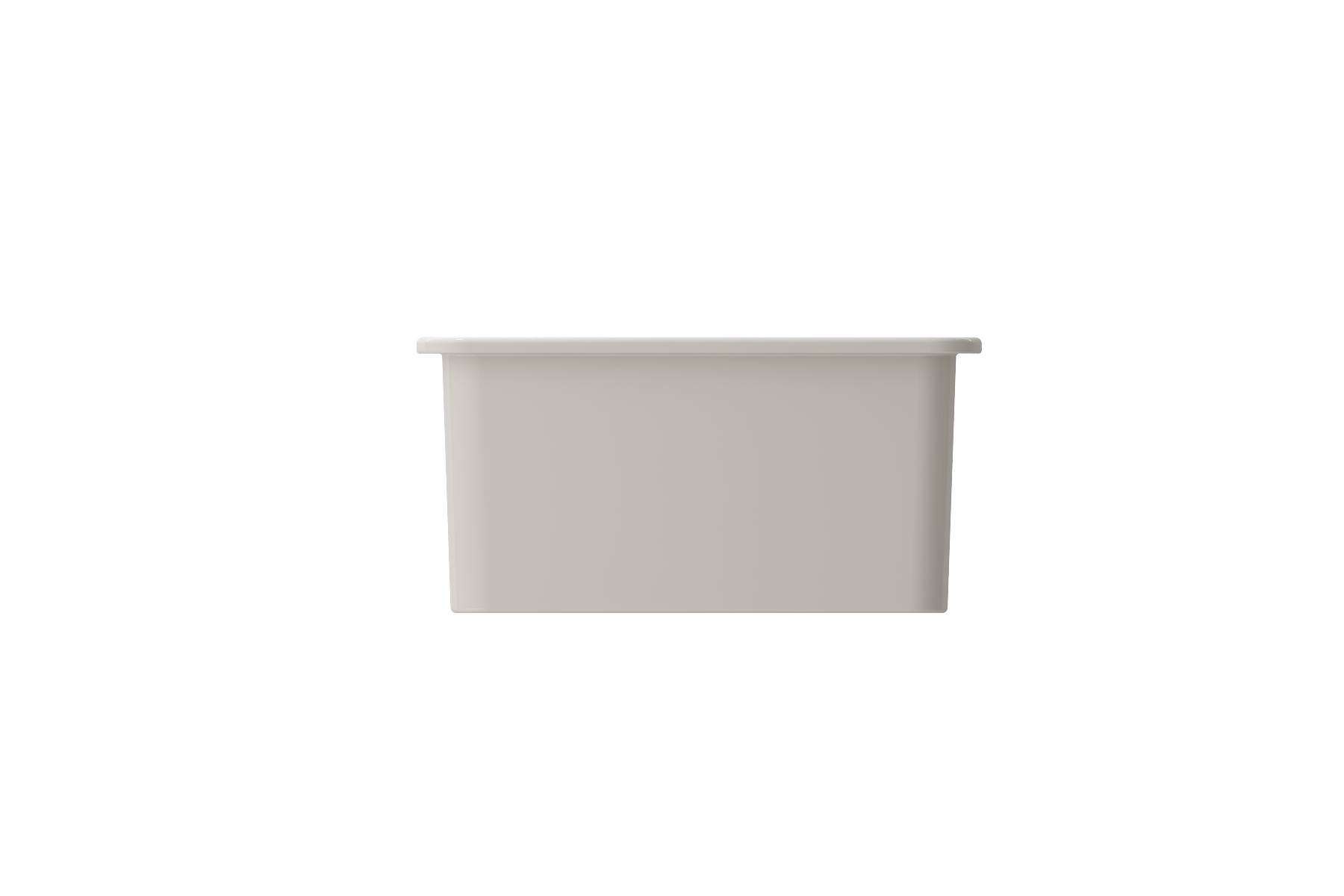 BOCCHI Sotto 32" Fireclay Undermount Single Bowl Kitchen Sink, Biscuit, 1362-014-0120