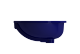 BOCCHI Parma 22" Oval Undermount Fireclay Bathroom Sink, Sapphire Blue, 1384-010-0125