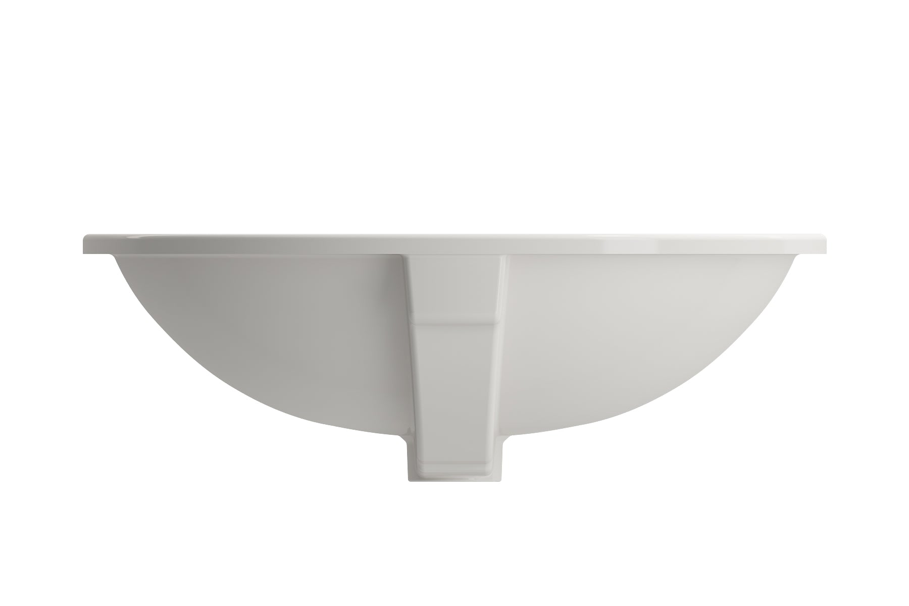 BOCCHI Parma 22" Oval Undermount Fireclay Bathroom Sink, Biscuit, 1384-014-0125