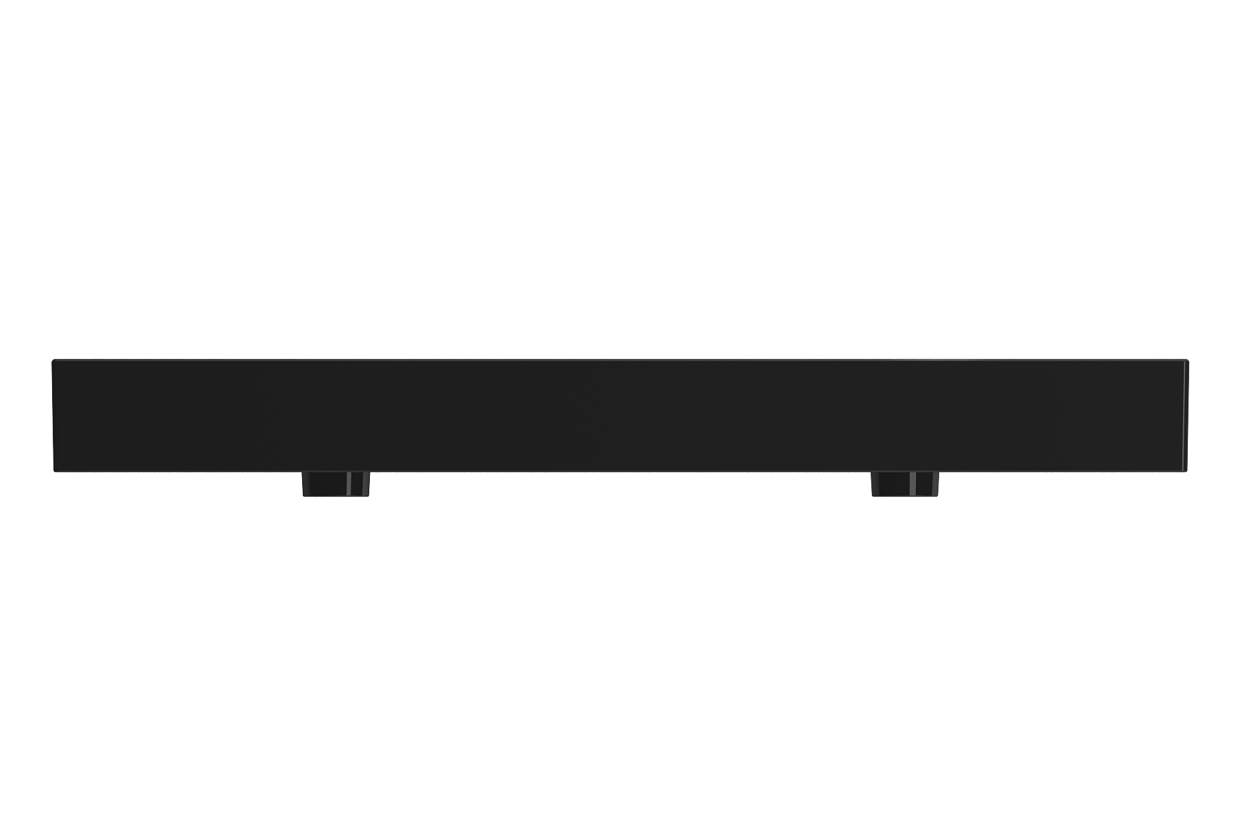 BOCCHI Milano 48" Rectangle Wallmount Fireclay Bathroom Sink, Double Basin, Black, Single Faucet Hole, 1393-005-0132