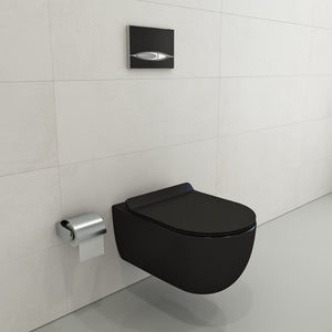 Alternate Image for BOCCHI Vettore Wall-Hung Toilet Bowl in Matte Black, 1416-004-0129