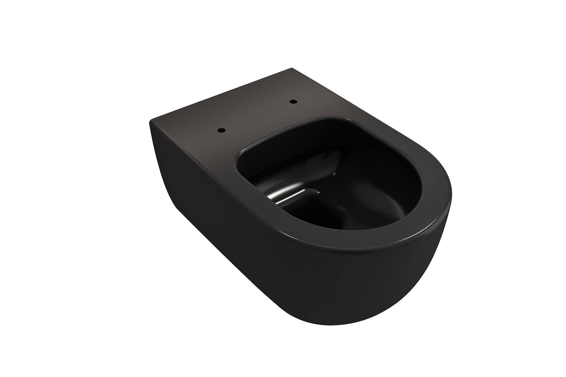 BOCCHI Vettore Wall-Hung Toilet Bowl in Matte Black, 1416-004-0129