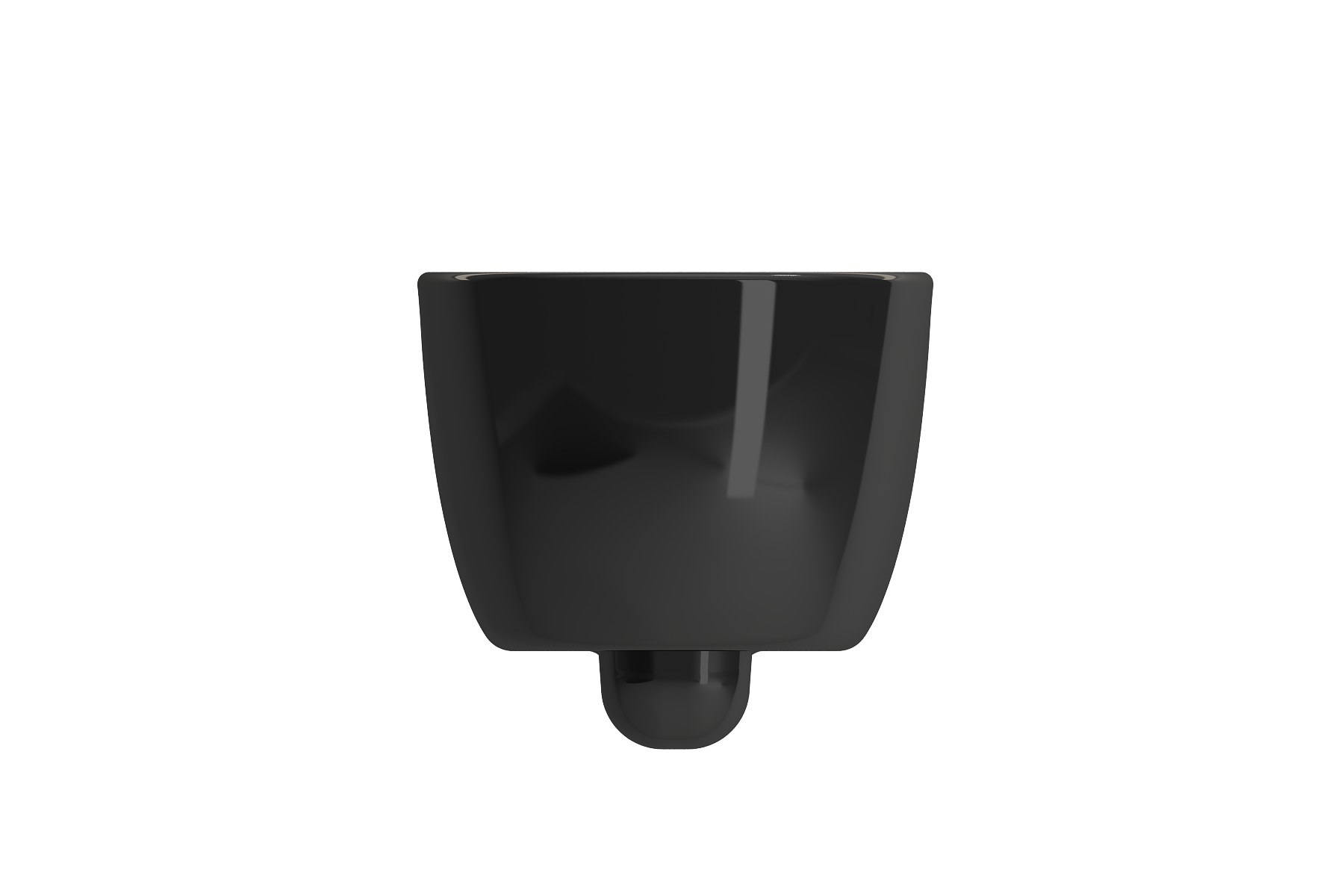 Alternate Image for BOCCHI Vettore Wall-Hung Toilet Bowl in Black, 1416-005-0129