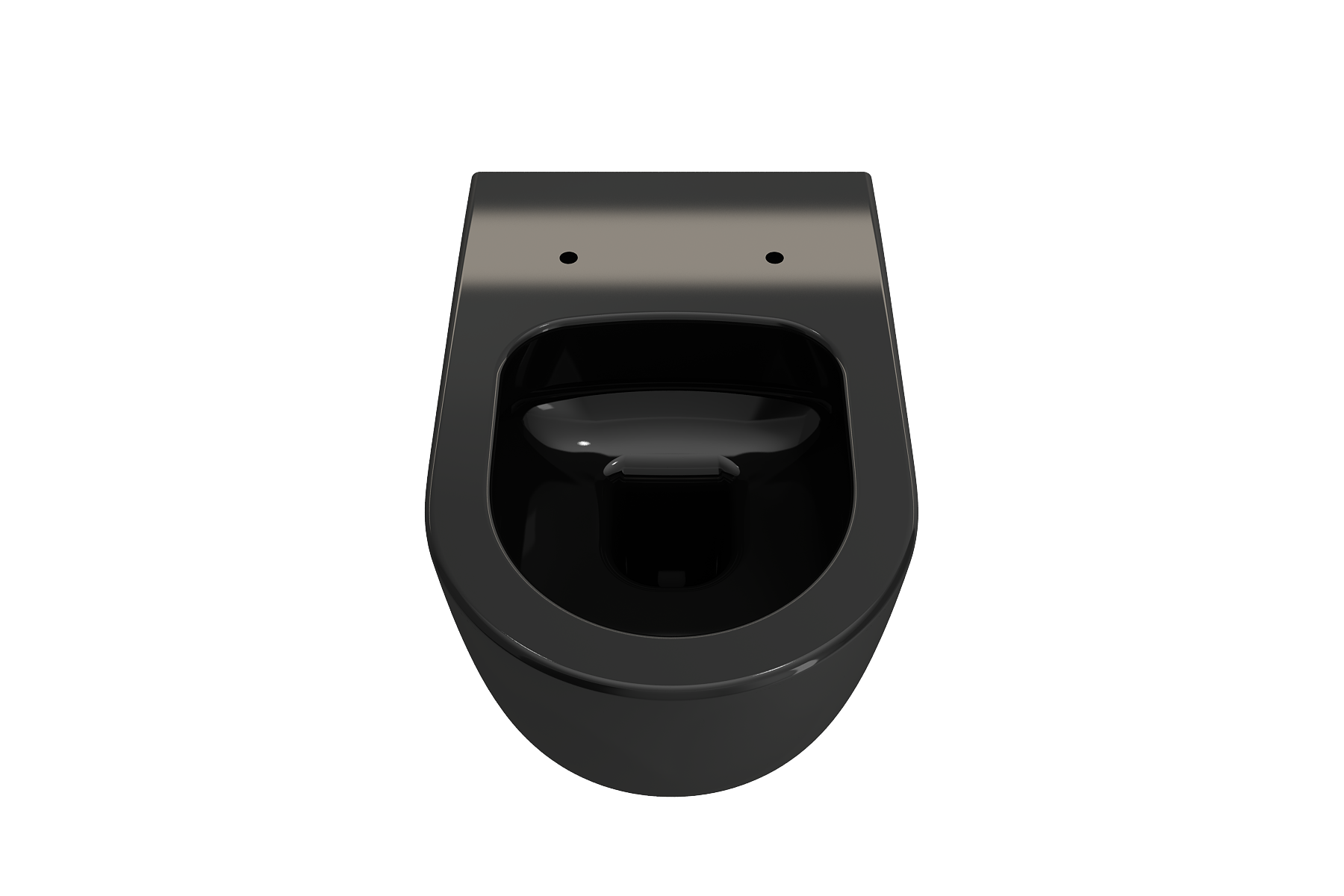 Alternate Image for BOCCHI Vettore Wall-Hung Toilet Bowl in Black, 1416-005-0129
