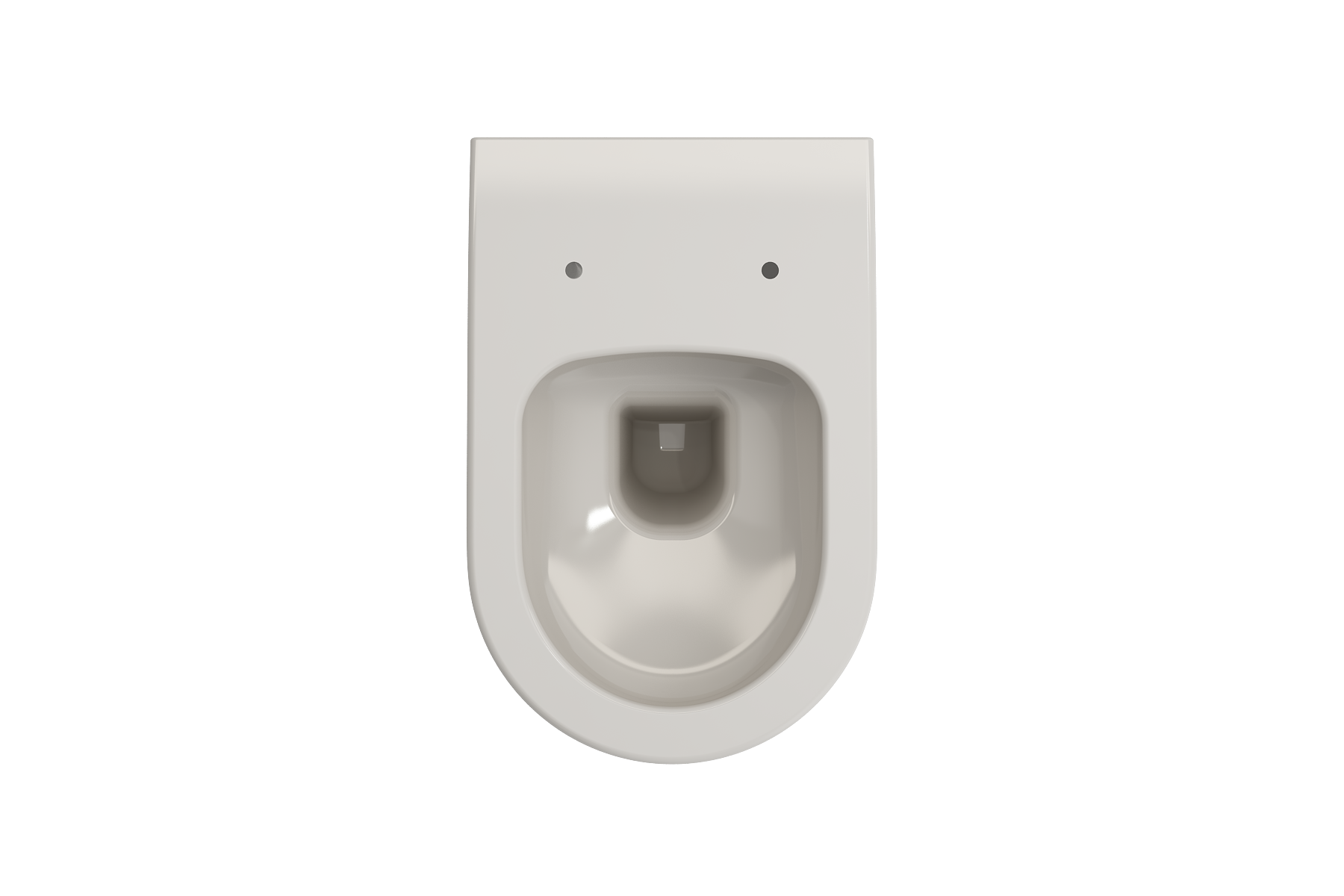 BOCCHI Vettore Wall-Hung Toilet Bowl in Biscuit, 1416-014-0129