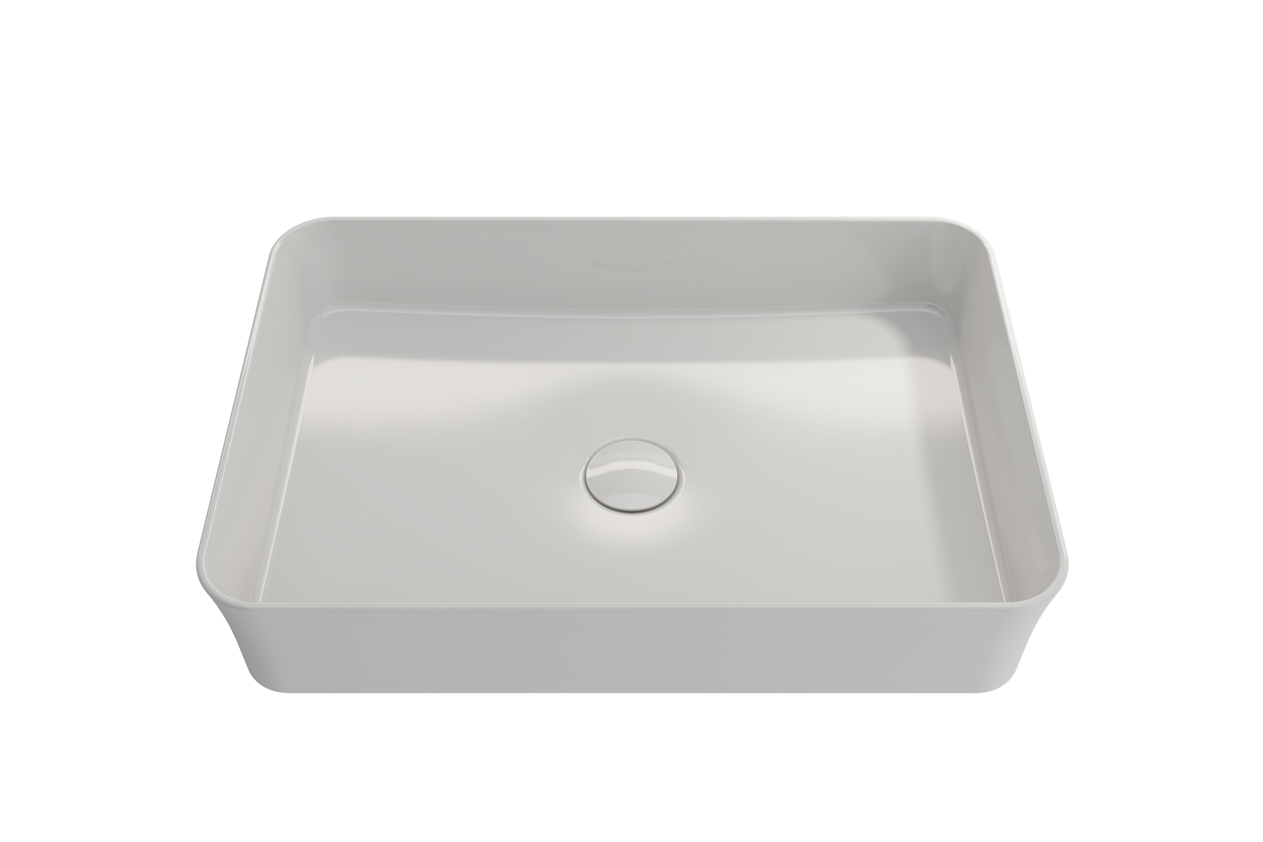 BOCCHI Sottile 22" Rectangle Vessel Fireclay Bathroom Sink, White, 1476-001-0125