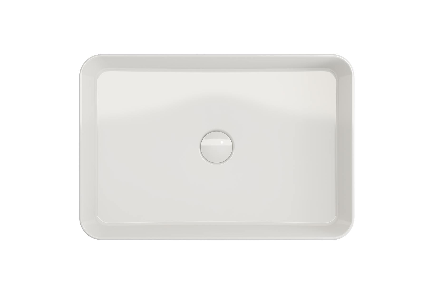 BOCCHI Sottile 22" Rectangle Vessel Fireclay Bathroom Sink, White, 1476-001-0125