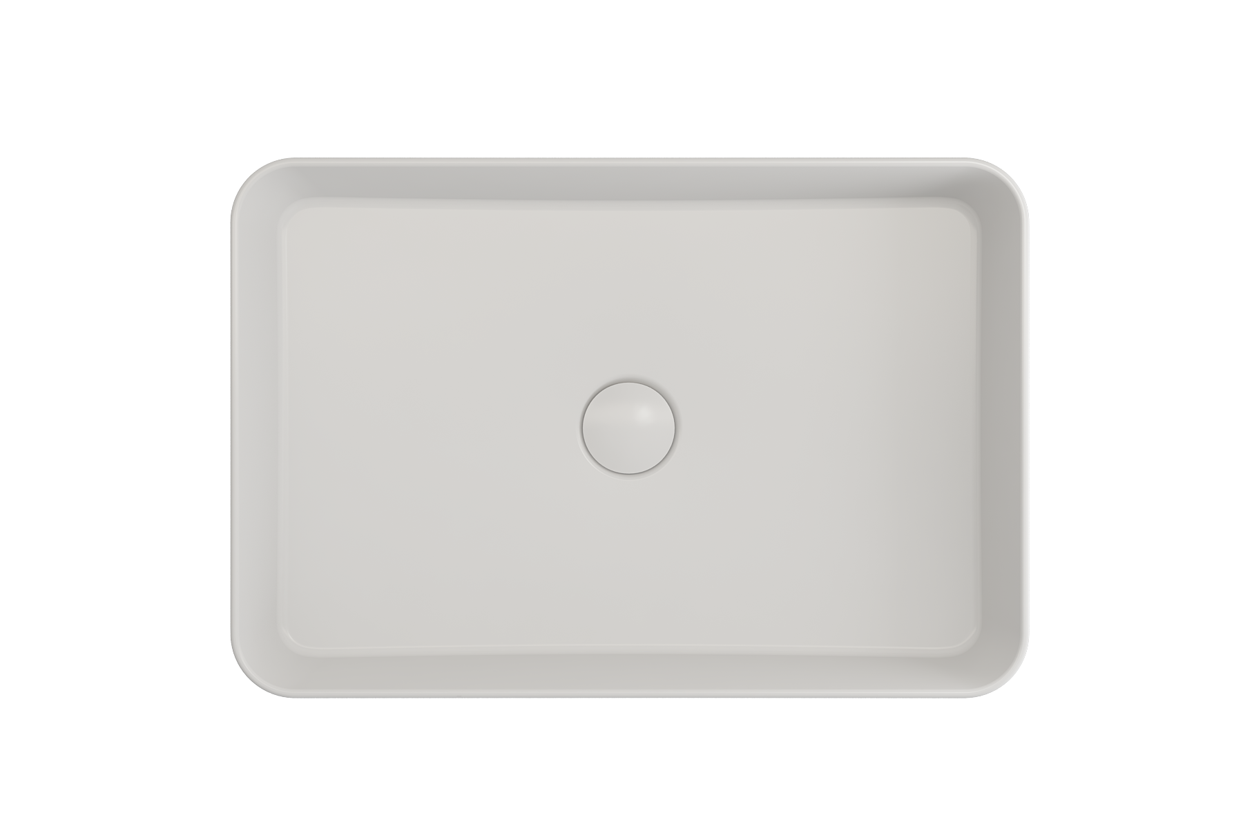 BOCCHI Sottile 22" Rectangle Vessel Fireclay Bathroom Sink, Matte White, 1476-002-0125