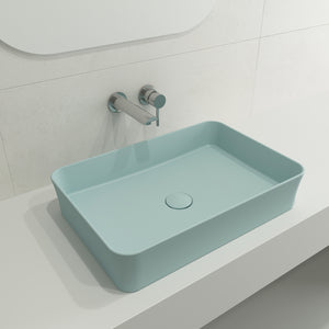 Alternate Image for BOCCHI Sottile 22" Rectangle Vessel Fireclay Bathroom Sink, Matte Ice Blue, 1476-029-0125