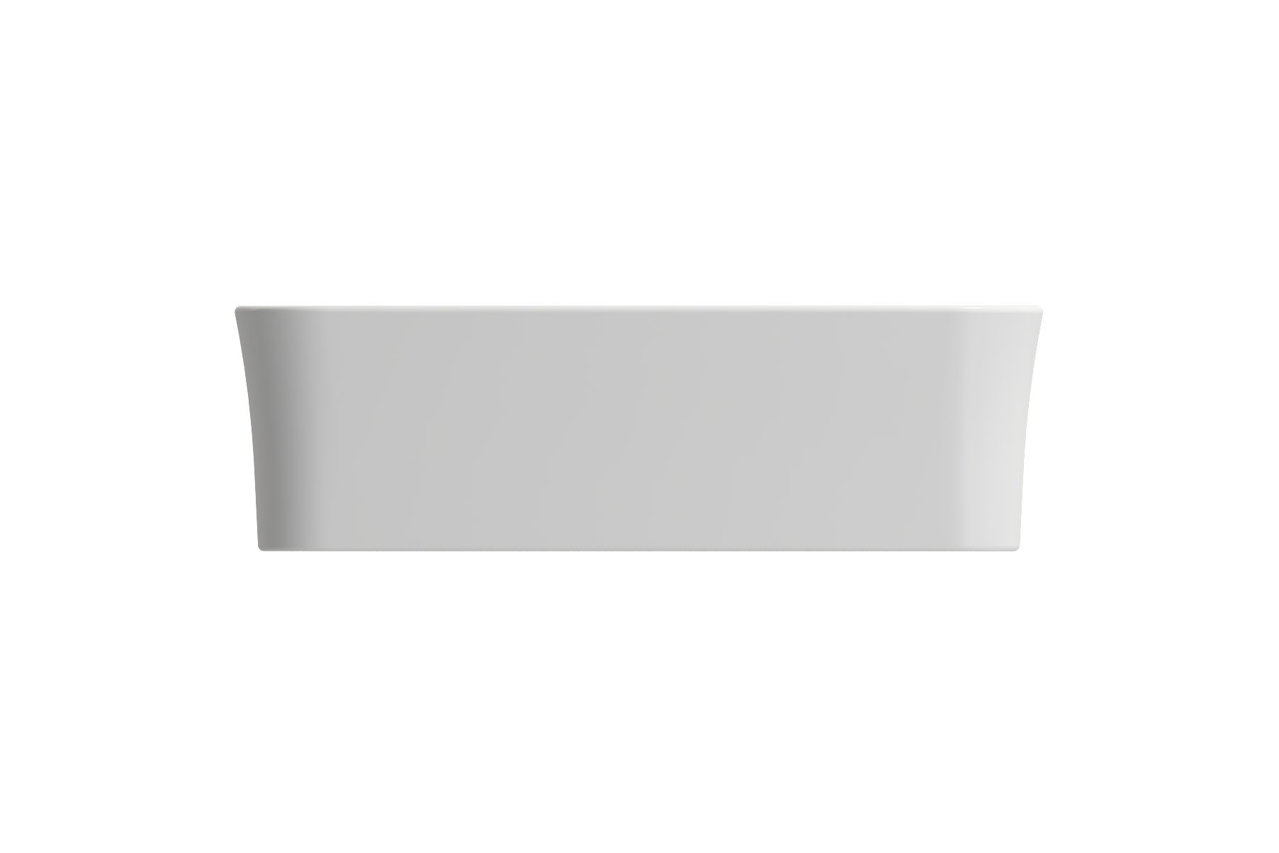 BOCCHI Sottile 15" Square Vessel Fireclay Bathroom Sink, Matte White, 1477-002-0125