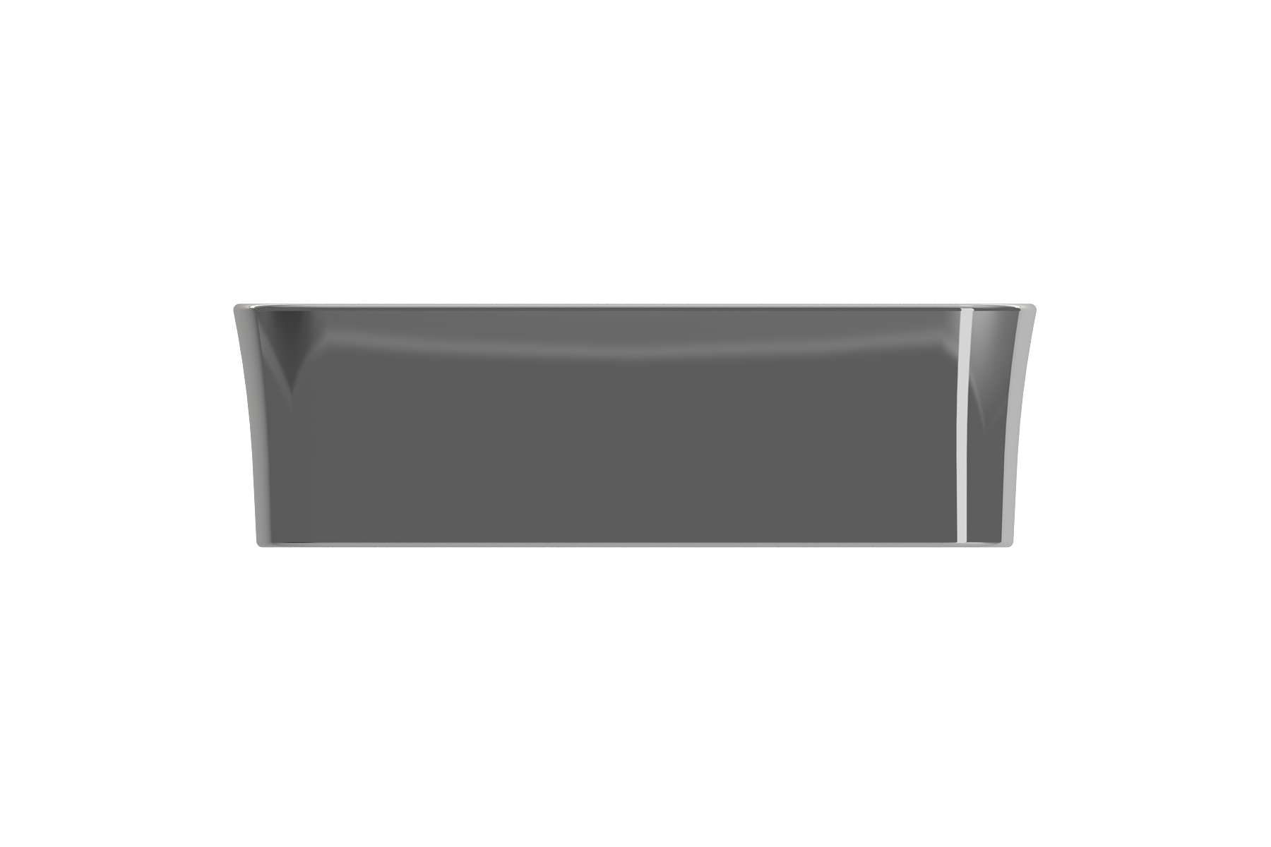 BOCCHI Sottile 15" Square Vessel Fireclay Bathroom Sink, Platinum, 1477-401-0125