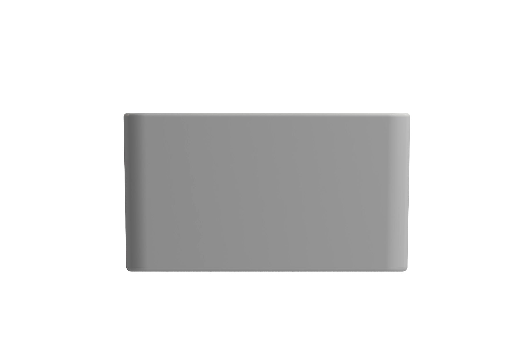 BOCCHI Aderci Ultra-Slim 30" Fireclay Farmhouse Sink, Matte Gray, 1481-006-0120