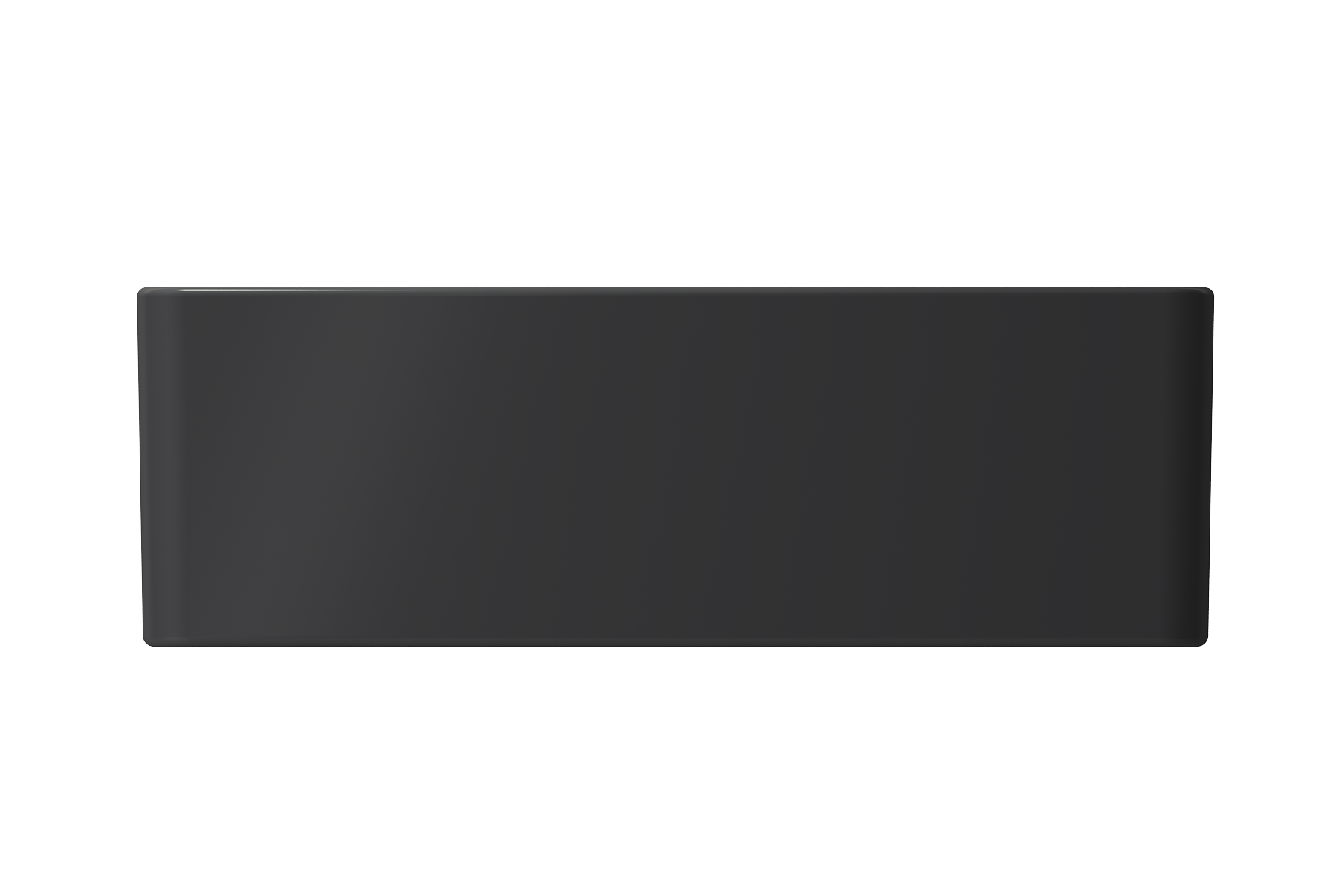 BOCCHI Aderci Ultra-Slim 30" Fireclay Farmhouse Sink, Matte Dark Gray, 1481-020-0120