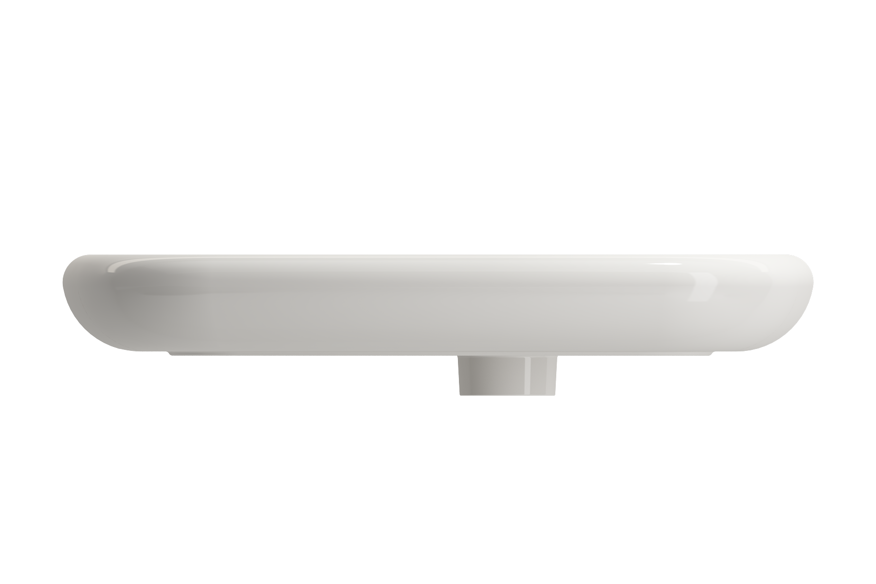 Alternate Image for BOCCHI Fenice 22" Rectangle Vessel Fireclay Bathroom Sink, Biscuit, Single Faucet Hole, 1489-014-0126
