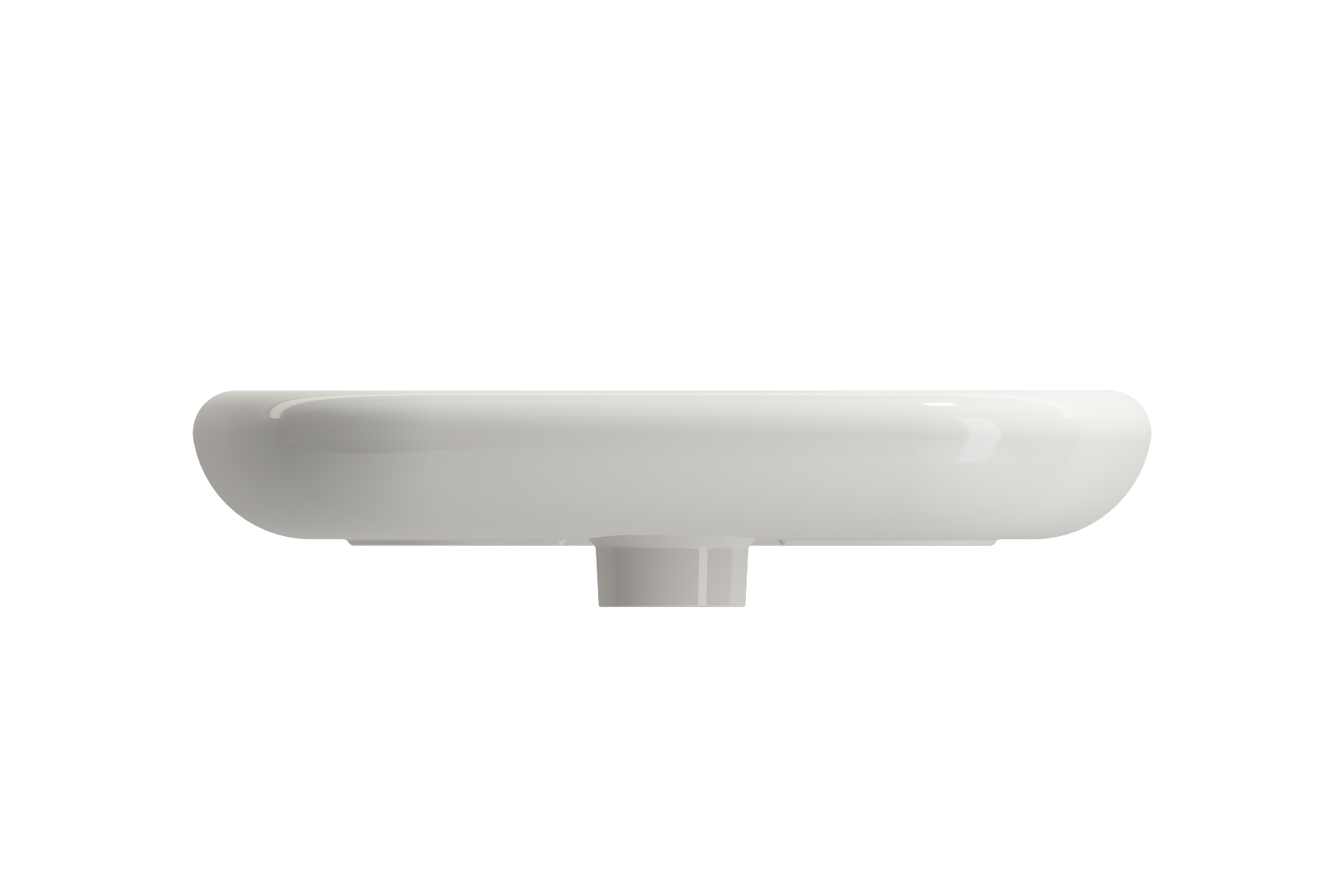 Alternate Image for BOCCHI Fenice 22" Rectangle Vessel Fireclay Bathroom Sink, Biscuit, Single Faucet Hole, 1489-014-0126