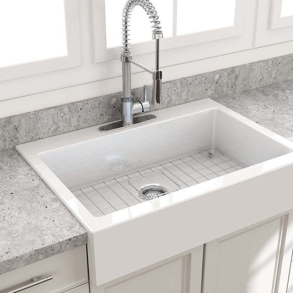 銀太「Sink in White」通販限定CD フィオーレ FIORE Fiore 21x15 Rectangle Undermount Bathroom Sink, Vitreous