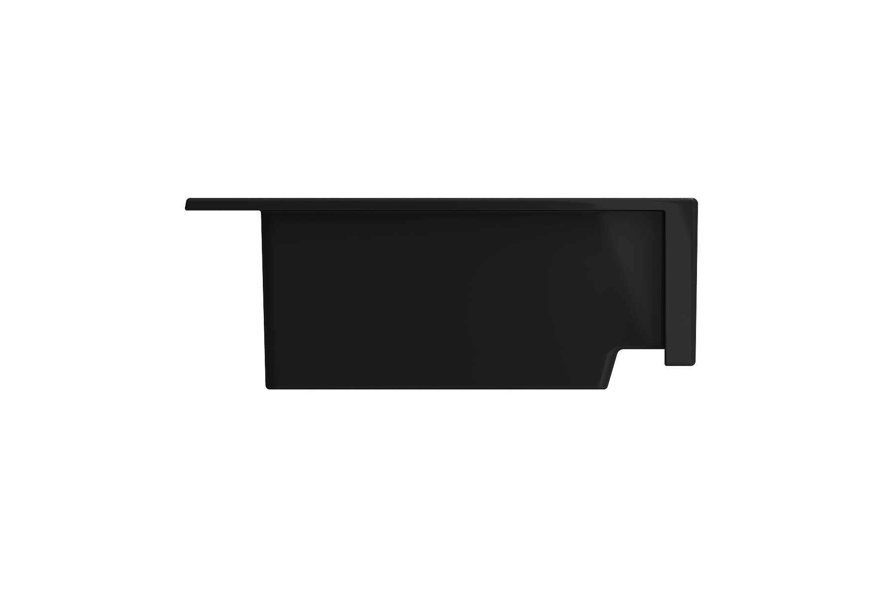 BOCCHI Nuova 34" Fireclay Retrofit Drop-In Farmhouse Sink with Accessories, 50/50 Double Bowl, Matte Black, 1501-004-0127