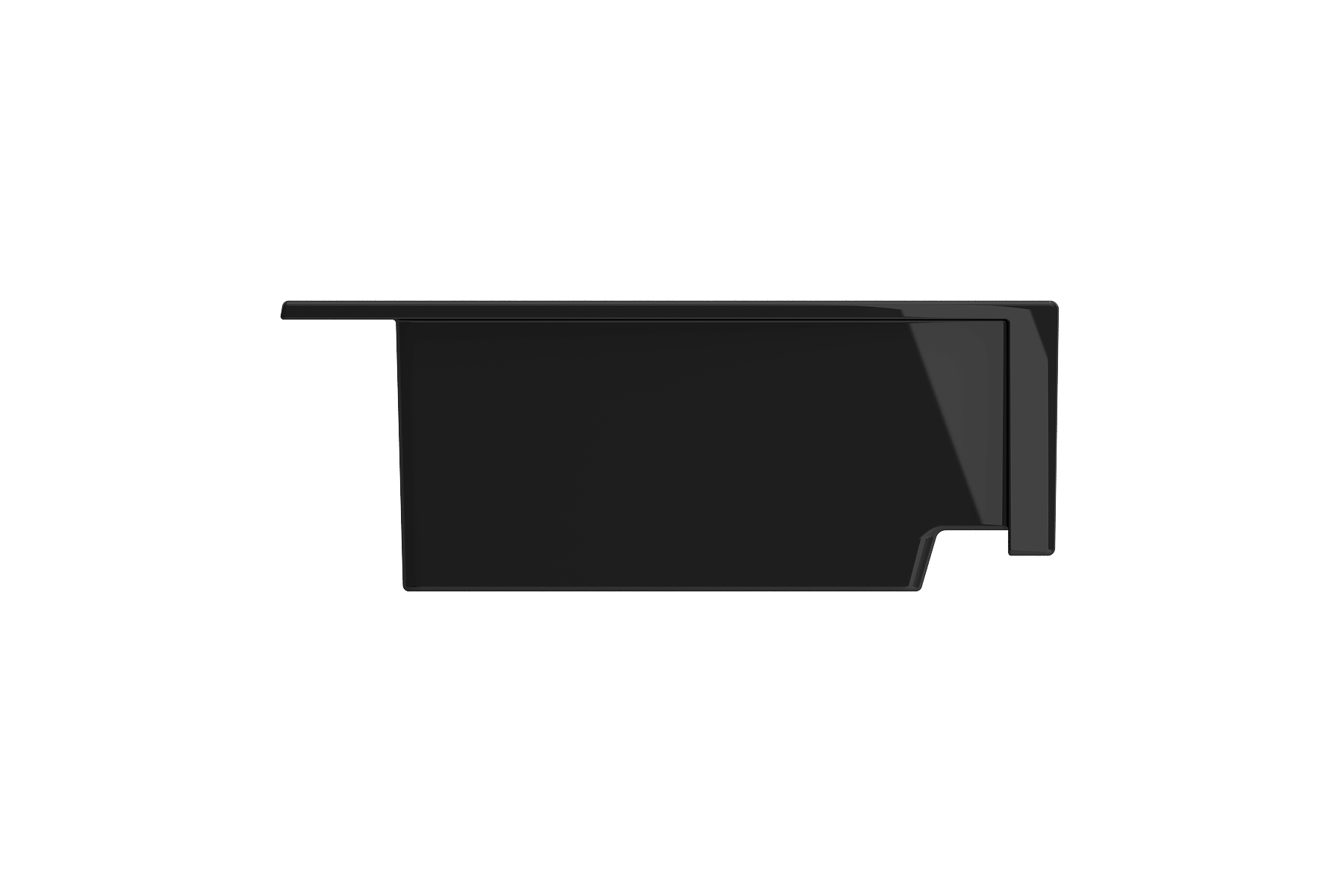 BOCCHI Nuova 34" Fireclay Retrofit Drop-In Farmhouse Sink with Accessories, 50/50 Double Bowl, Black, 1501-005-0127