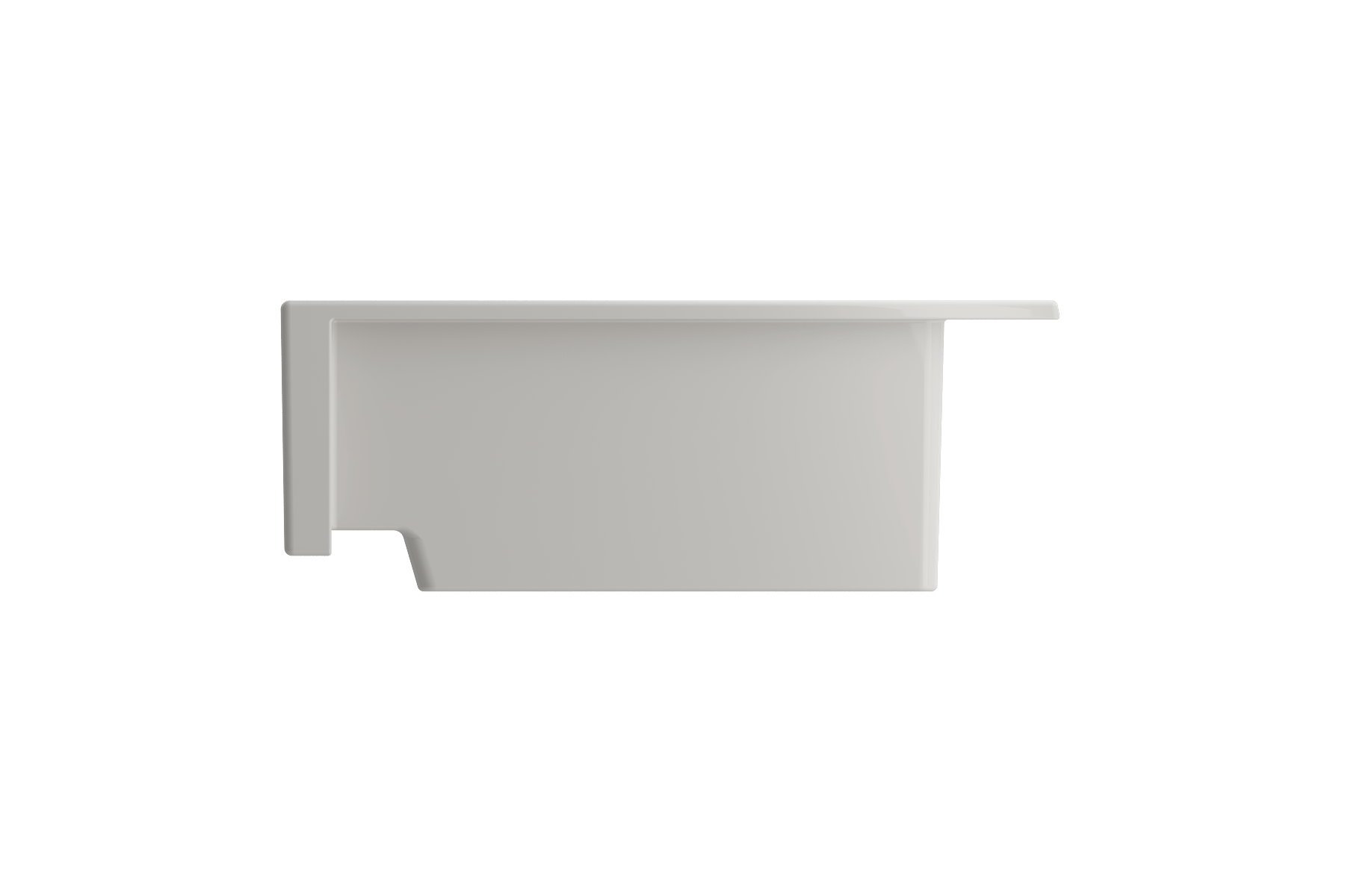 BOCCHI Nuova 34" Fireclay Retrofit Drop-In Farmhouse Sink with Accessories, 50/50 Double Bowl, Biscuit, 1501-014-0127