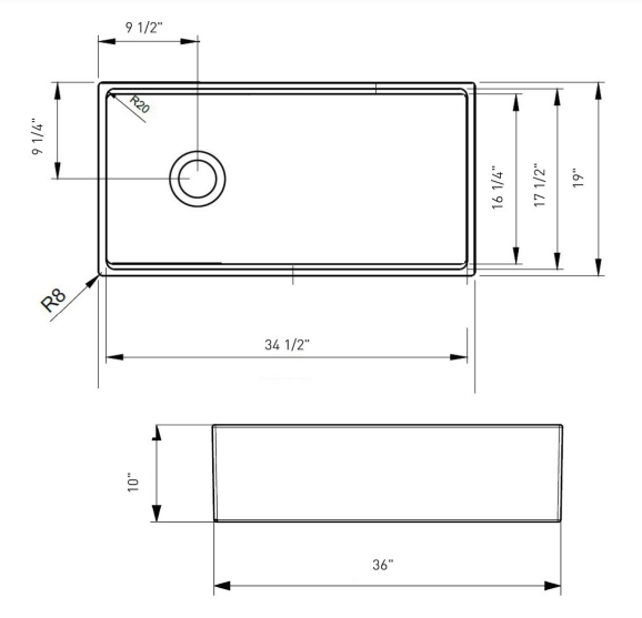 BOCCHI Contempo 36" Fireclay Workstation Farmhouse Sink with Accessories, Matte Brown, 1505-025-0120