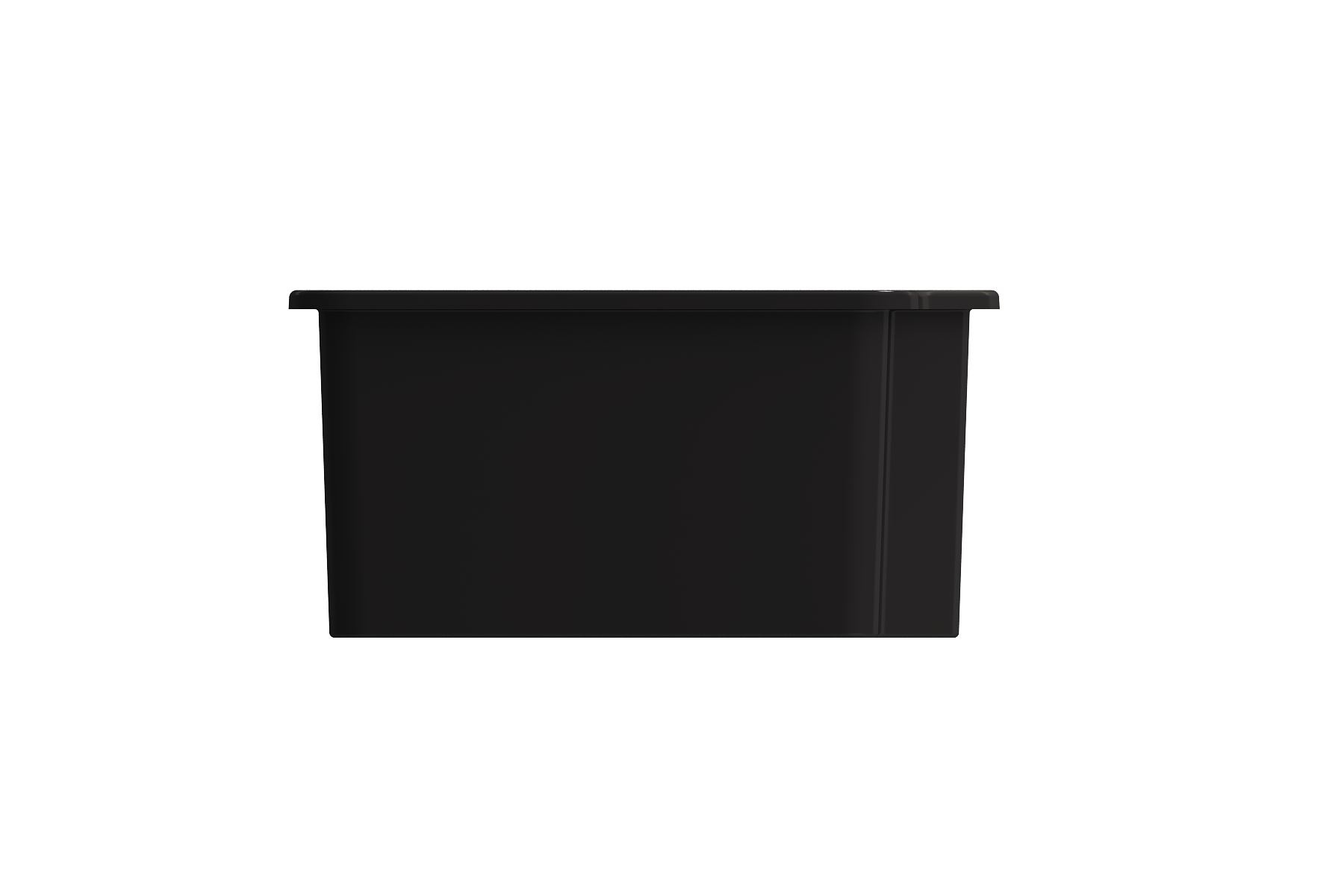 BOCCHI Sotto 33" Dual Mount Fireclay Kitchen Sink with Accessories, 60/40 Double Bowl, Matte Black, 1506-004-0120