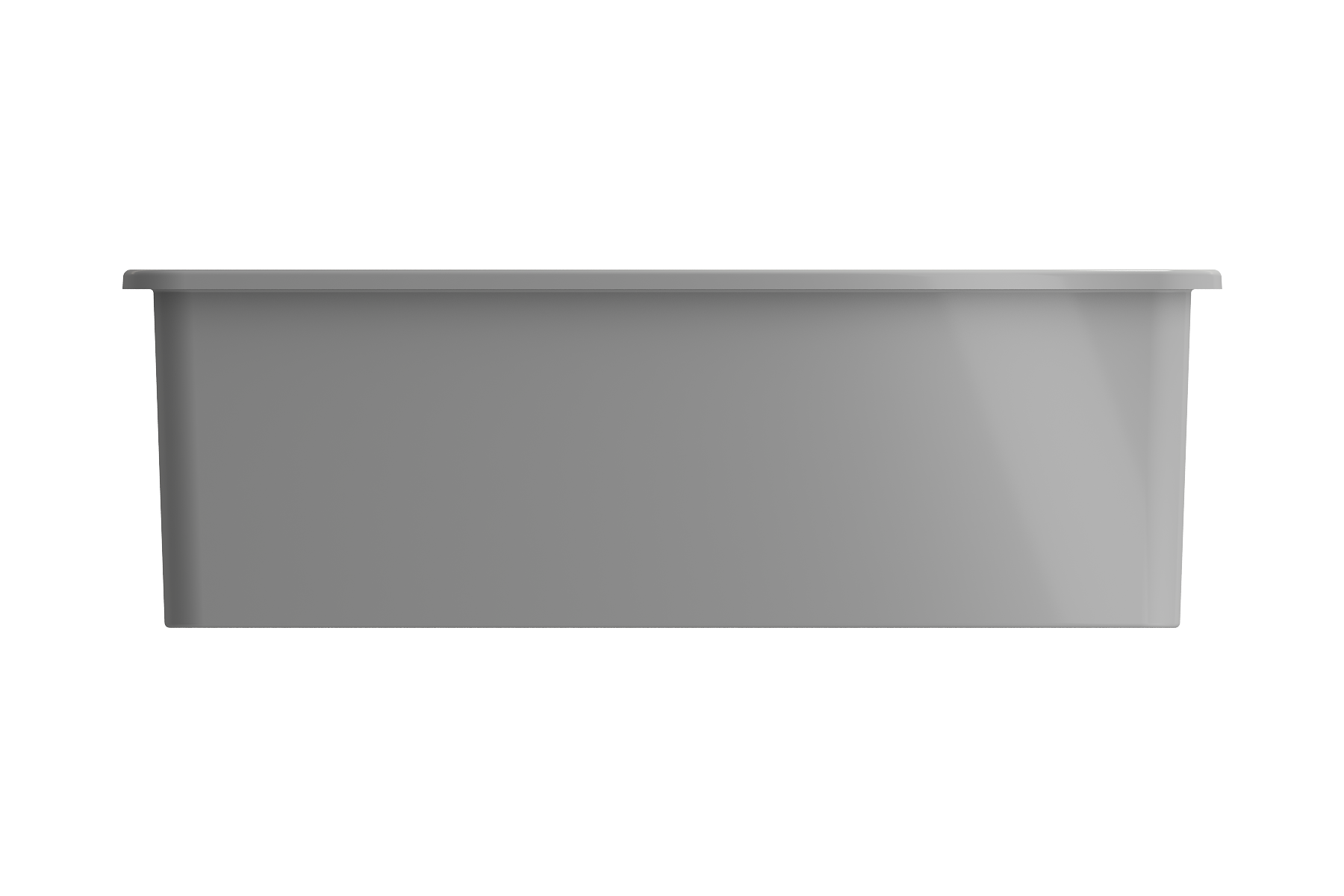 BOCCHI Sotto 33" Dual Mount Fireclay Kitchen Sink with Accessories, 60/40 Double Bowl, Matte Gray, 1506-006-0120