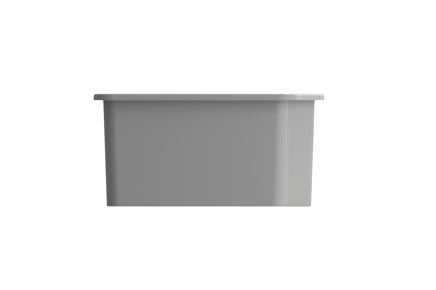 BOCCHI Sotto 33" Dual Mount Fireclay Kitchen Sink with Accessories, 60/40 Double Bowl, Matte Gray, 1506-006-0120