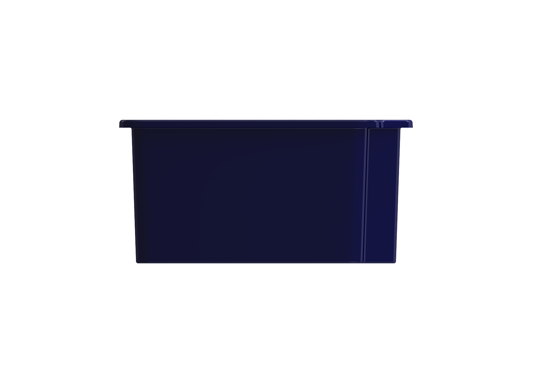 BOCCHI Sotto 33" Dual Mount Fireclay Kitchen Sink with Accessories, 60/40 Double Bowl, Sapphire Blue, 1506-010-0120