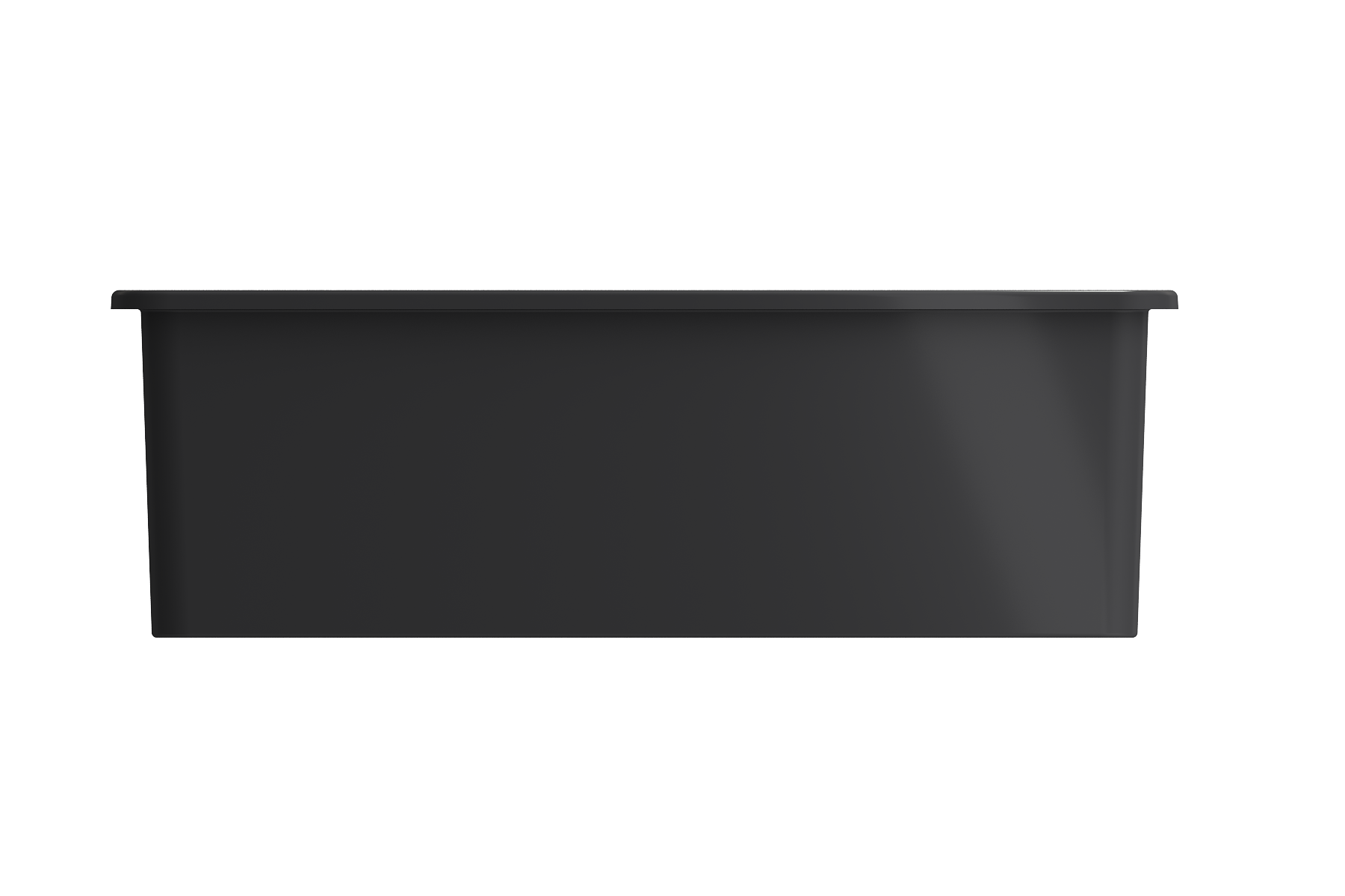 BOCCHI Sotto 33" Dual Mount Fireclay Kitchen Sink with Accessories, 60/40 Double Bowl, Matte Dark Gray, 1506-020-0120