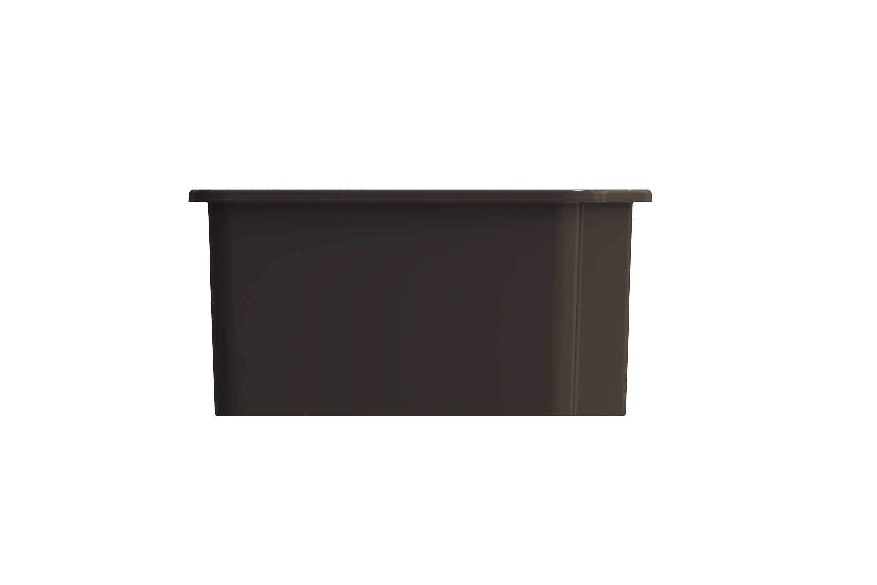 BOCCHI Sotto 33" Dual Mount Fireclay Kitchen Sink with Accessories, 60/40 Double Bowl, Matte Brown, 1506-025-0120