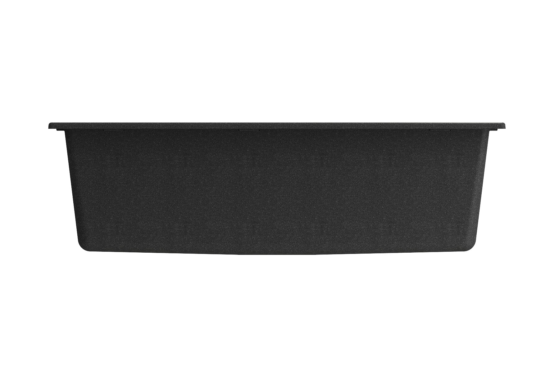 BOCCHI Campino Uno 33" Dual Mount Composite Granite Kitchen Sink, Metallic Black, 1604-505-0126