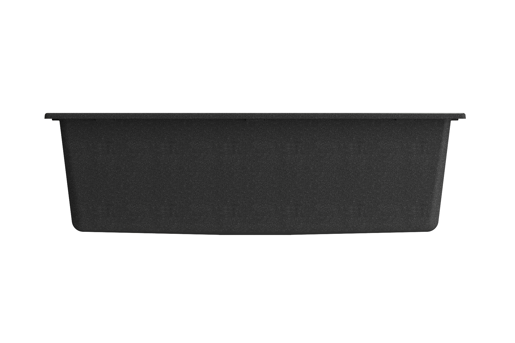 BOCCHI Campino Uno 33" Dual Mount Composite Granite Kitchen Sink, Metallic Black, 1604-505-0126
