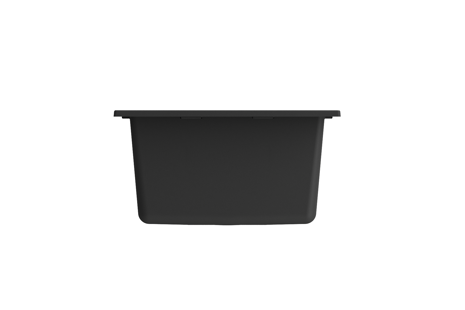 BOCCHI Campino Uno 16" Rectangle Composite Granite Bar/Prep Sink, Matte Black, 1608-504-0126