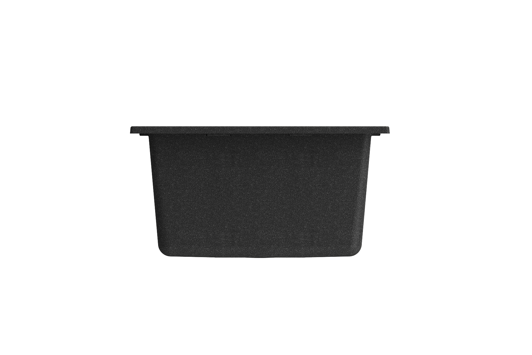 BOCCHI Campino Uno 16" Rectangle Composite Granite Bar/Prep Sink, Metallic Black, 1608-505-0126
