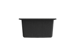 BOCCHI Campino Uno 16" Rectangle Composite Granite Bar/Prep Sink, Metallic Black, 1608-505-0126
