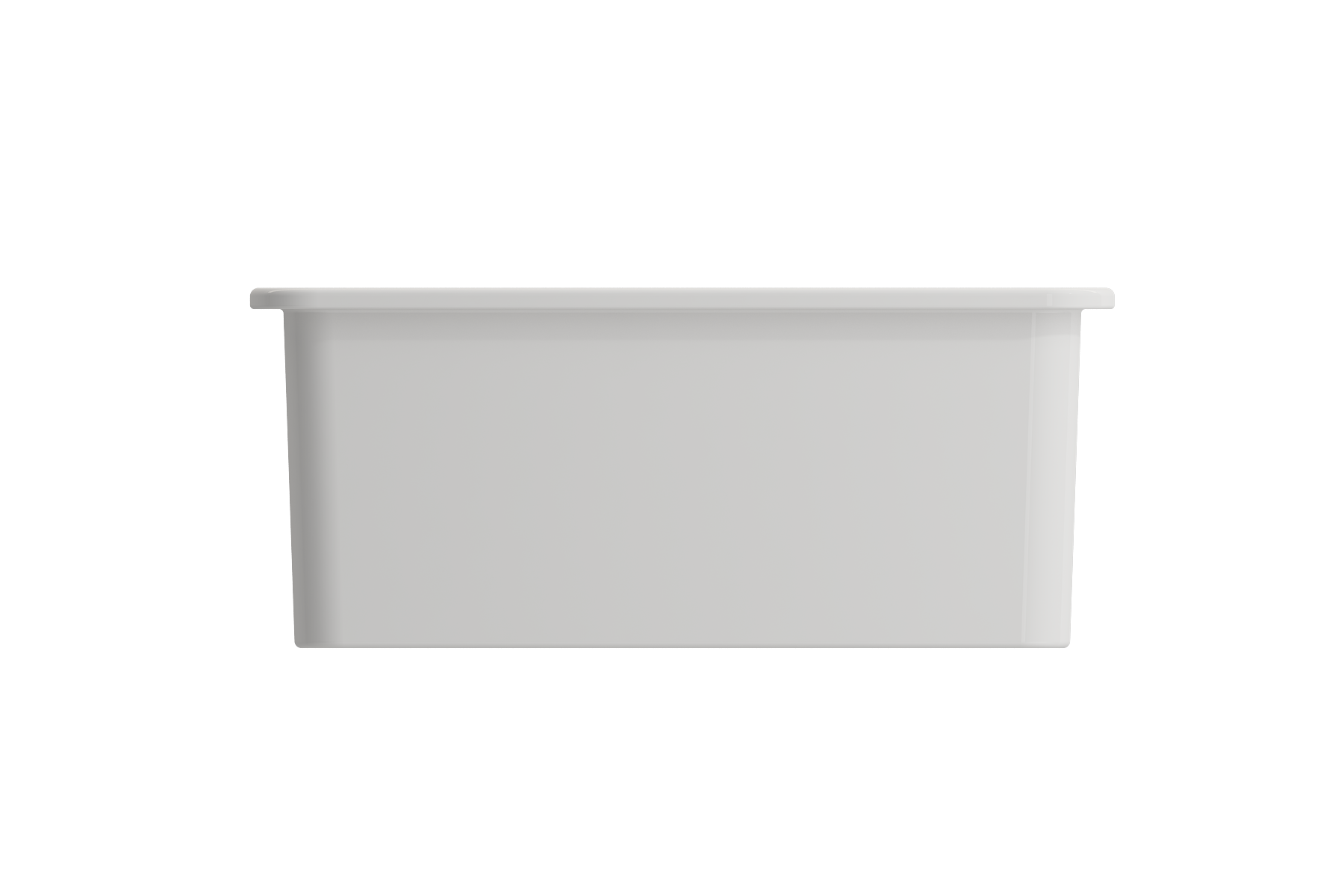BOCCHI Sotto 24" Dual Mount Fireclay Kitchen Sink Kit with Accessories, White, 1627-001-0120