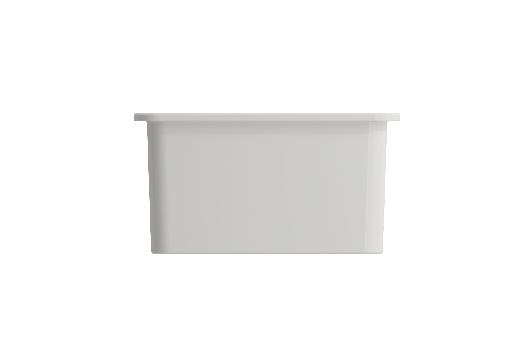 BOCCHI Sotto 24" Dual Mount Fireclay Kitchen Sink Kit with Accessories, White, 1627-001-0120