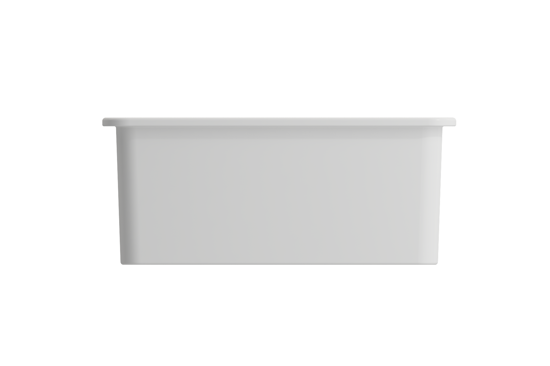 BOCCHI Sotto 24" Dual Mount Fireclay Kitchen Sink Kit with Accessories, Matte White, 1627-002-0120