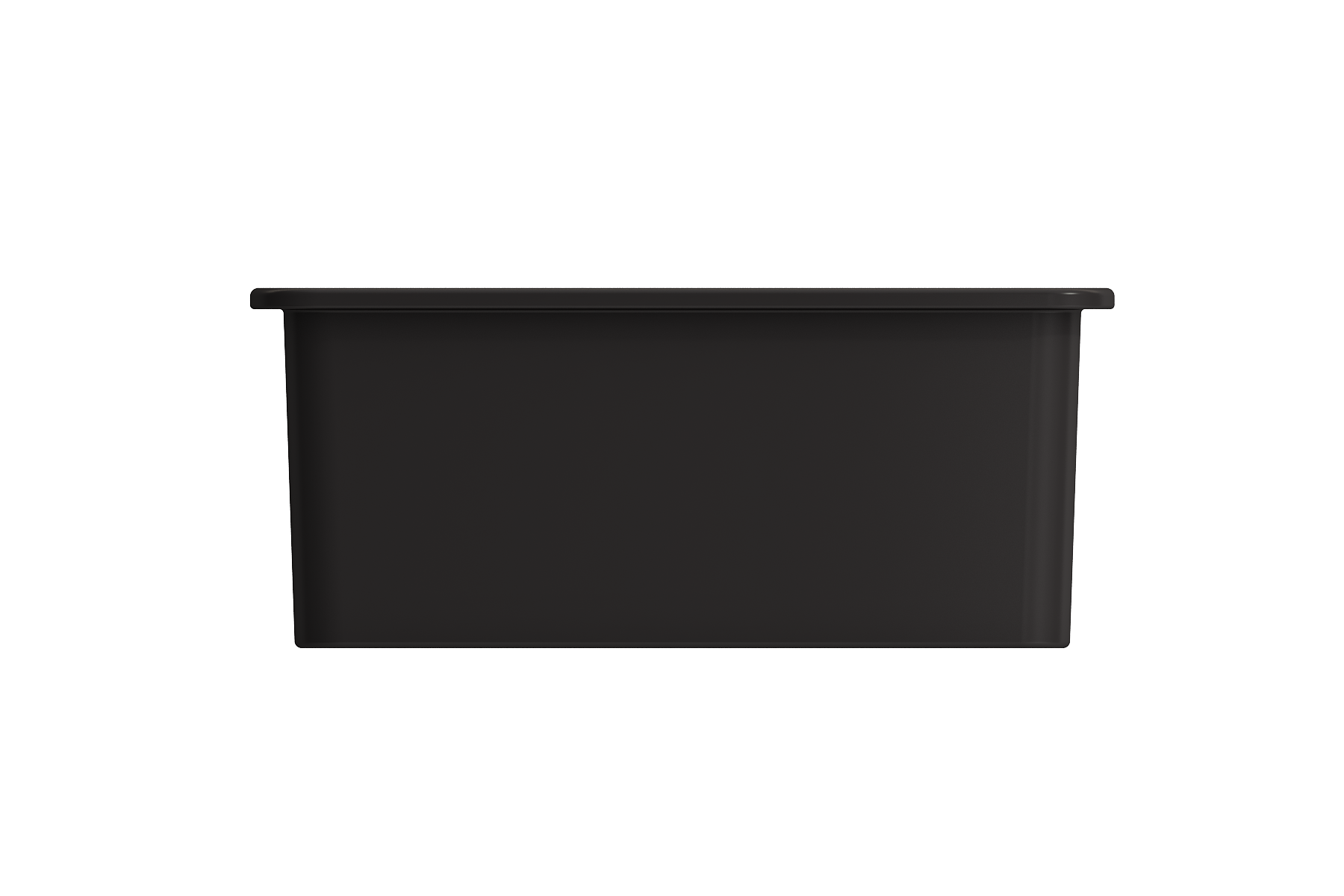 BOCCHI Sotto 24" Dual Mount Fireclay Kitchen Sink Kit with Accessories, Matte Black, 1627-004-0120