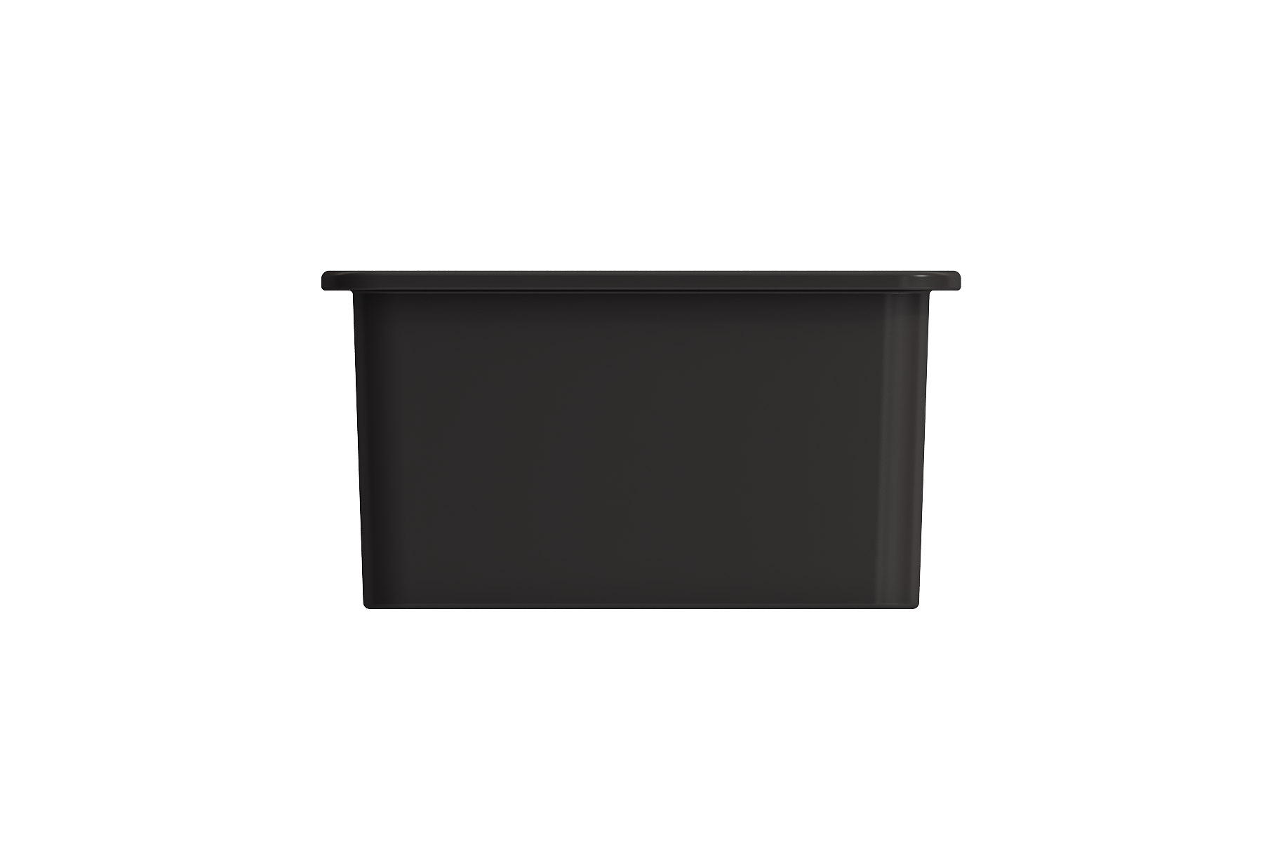 BOCCHI Sotto 24" Dual Mount Fireclay Kitchen Sink Kit with Accessories, Matte Black, 1627-004-0120