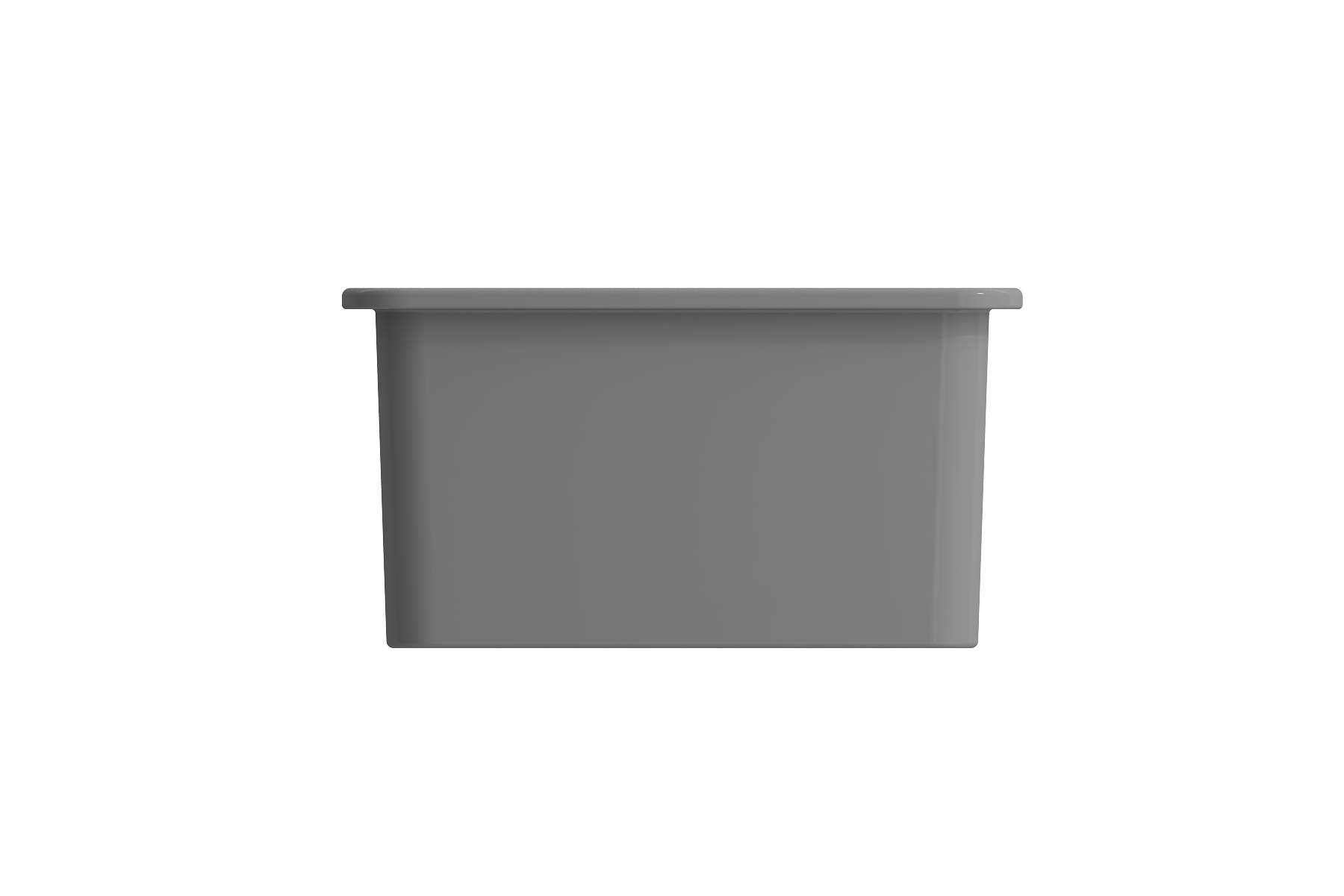 BOCCHI Sotto 24" Dual Mount Fireclay Kitchen Sink Kit with Accessories, Matte Gray, 1627-006-0120