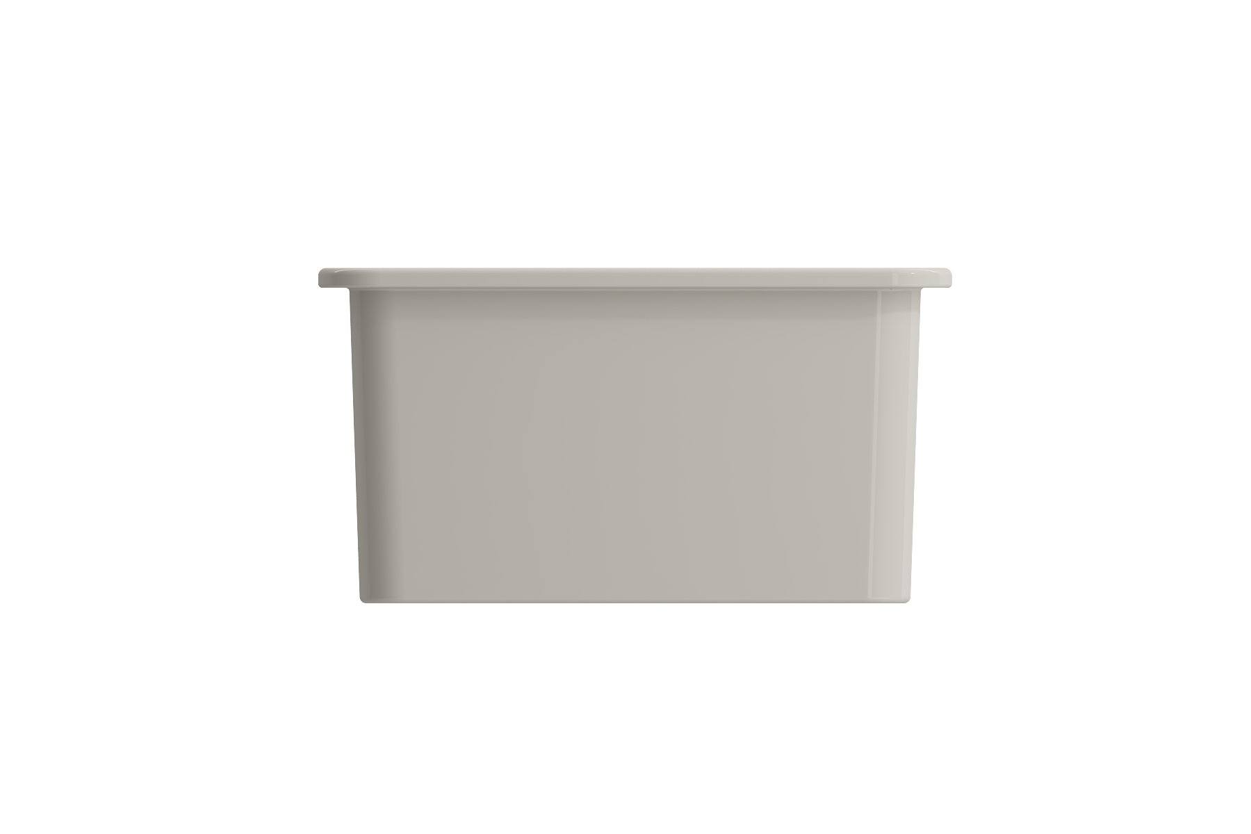 BOCCHI Sotto 24" Dual Mount Fireclay Kitchen Sink Kit with Accessories, Biscuit, 1627-014-0120