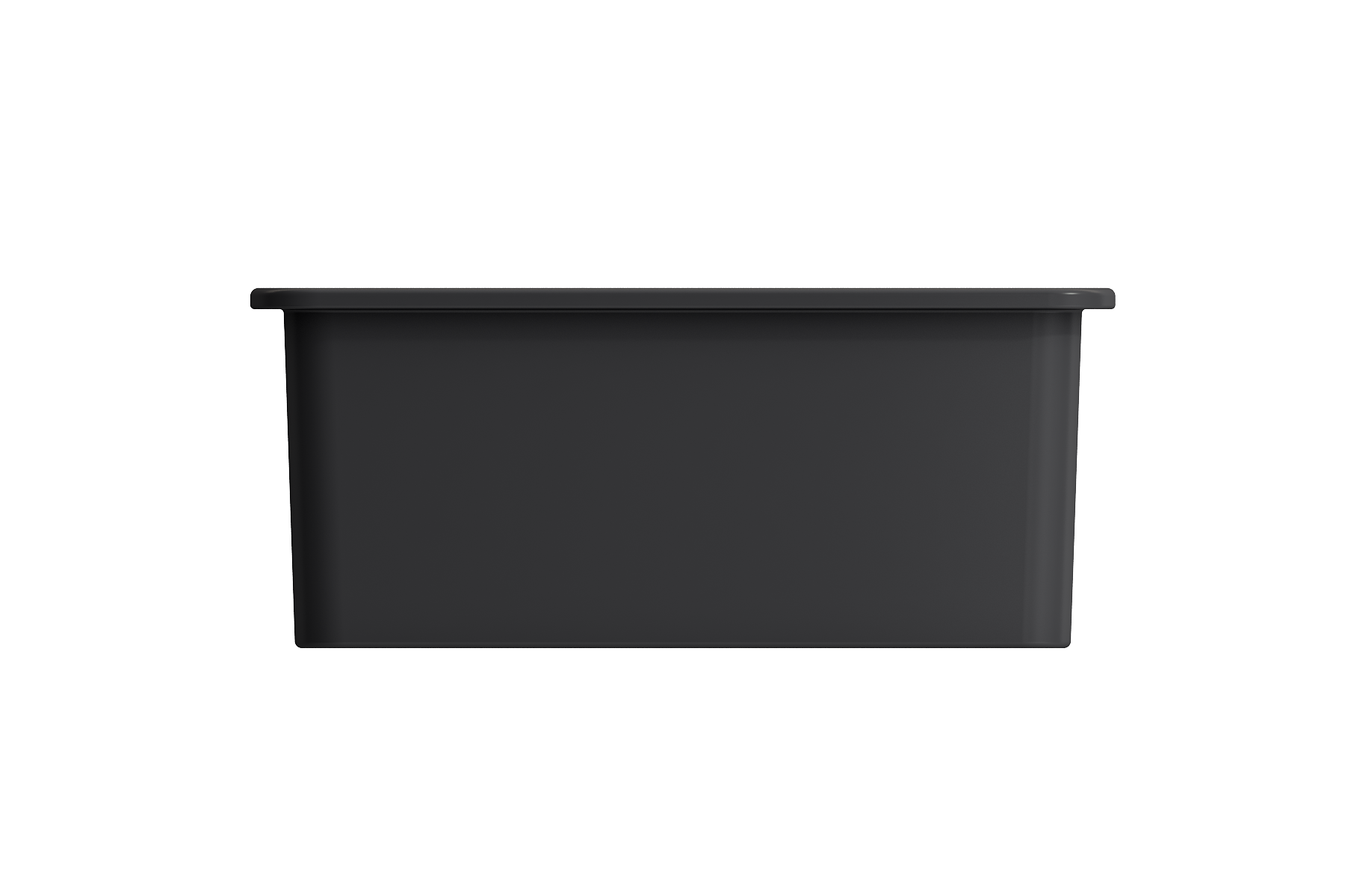 BOCCHI Sotto 24" Dual Mount Fireclay Kitchen Sink Kit with Accessories, Matte Dark Gray, 1627-020-0120