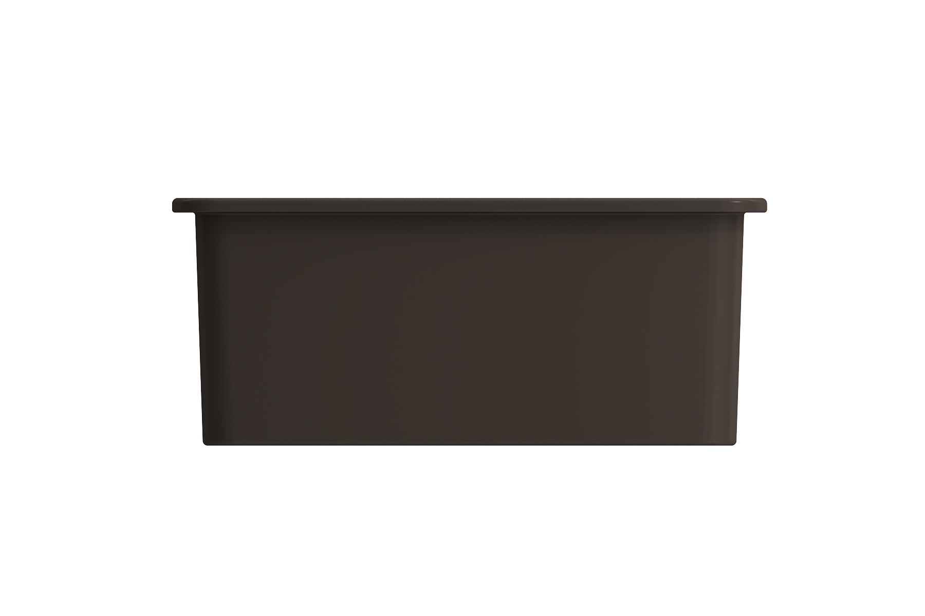 BOCCHI Sotto 24" Dual Mount Fireclay Kitchen Sink Kit with Accessories, Matte Brown, 1627-025-0120