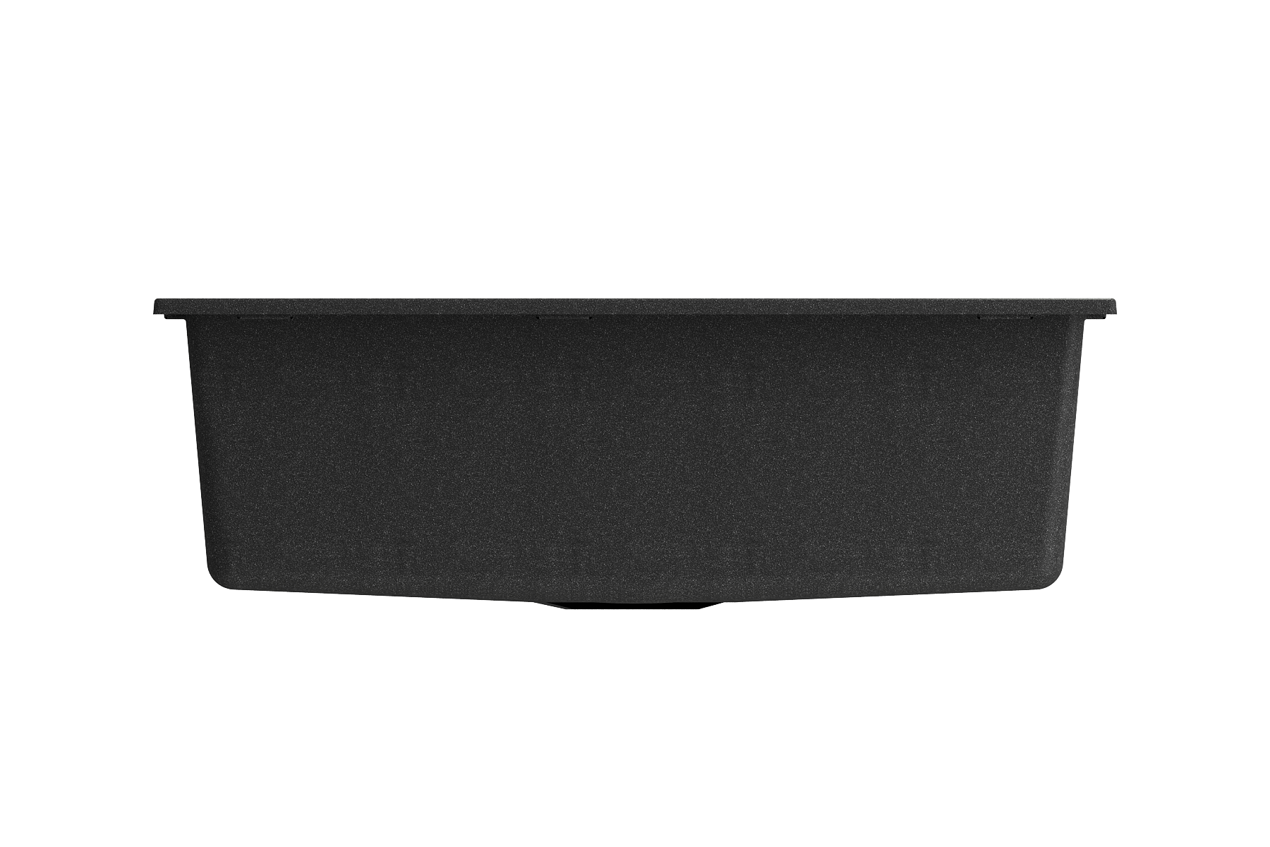 BOCCHI Campino Uno 27" Dual Mount Granite Kitchen Sink Kit, Metallic Black, 1634-505-0126